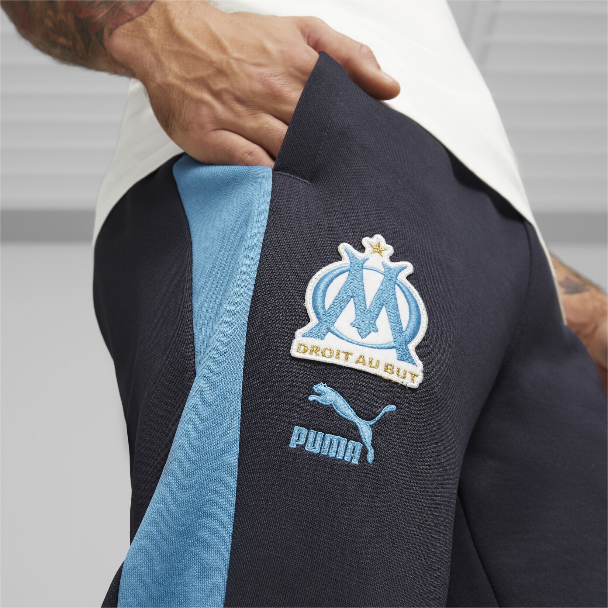 PUMA Sporthose »Olympique de Marseille ftblHeritage T7 Trainingshose Herren«