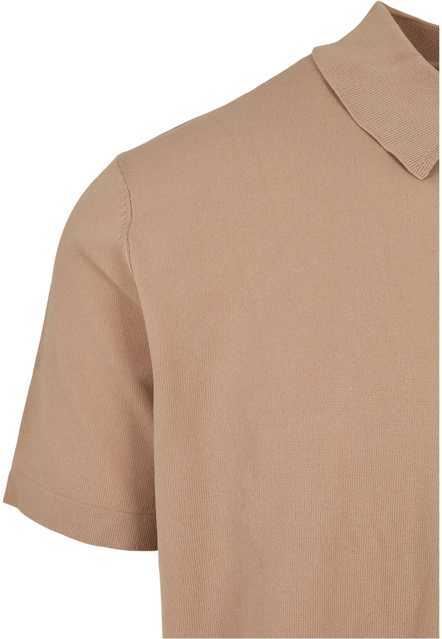 URBAN CLASSICS Langarmhemd »Urban Classics Herren Knitted Shirt«, (1 tlg.)