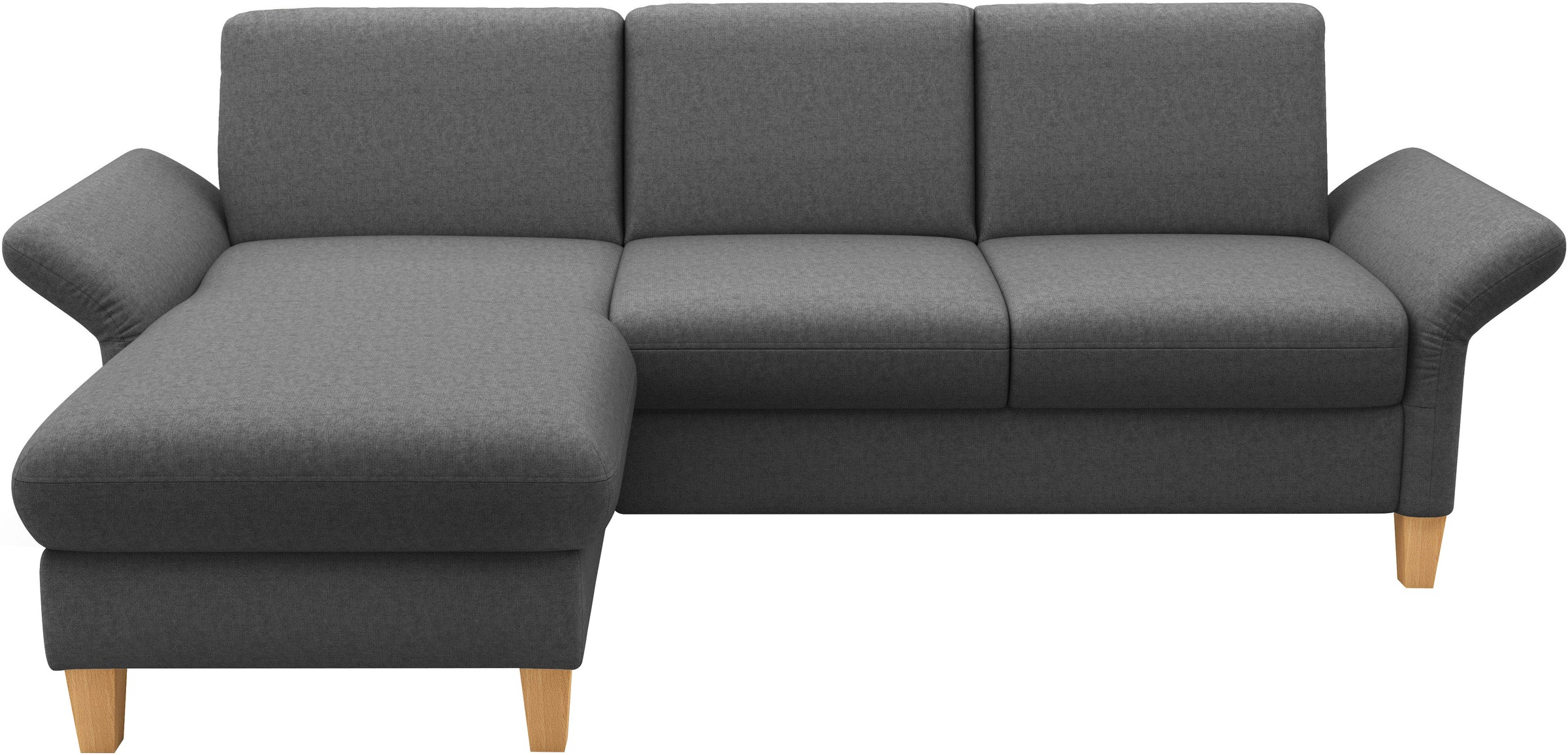 OTTO home Ecksofa "Rochelle, L-Form" wahlweise mit Armteilverstellung, Schlaffunktion und Bettkasten