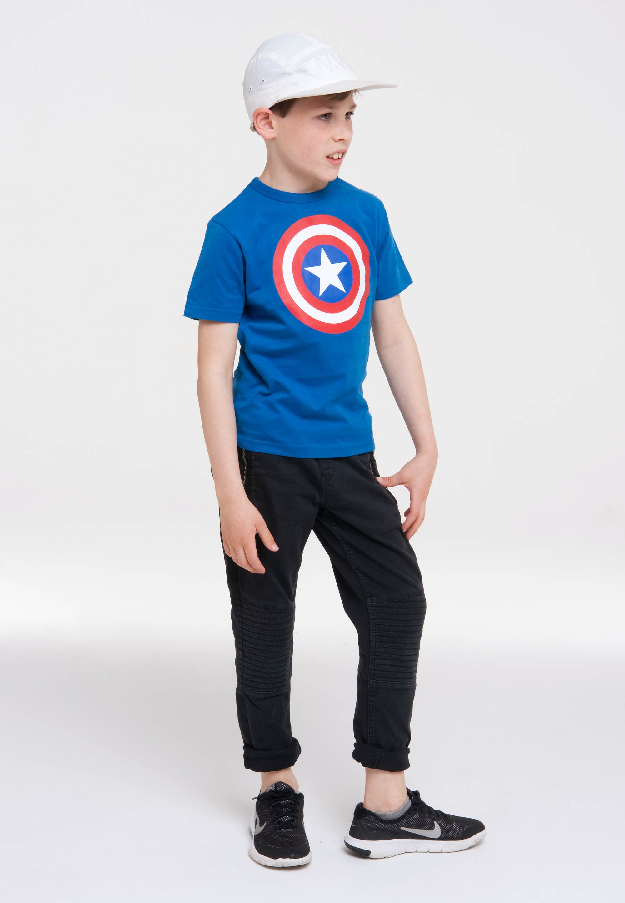 LOGOSHIRT T-Shirt »Marvel Comics«, mit lizenziertem Design