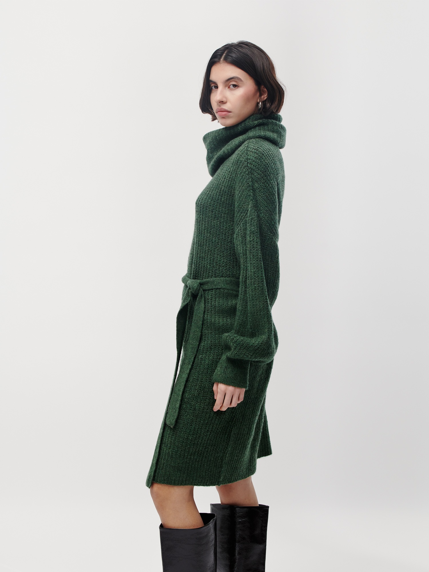 LeGer Strickkleid »Colleen, LeGer by Lena Gercke«, Regular fit mit Rundhalsausschnitt