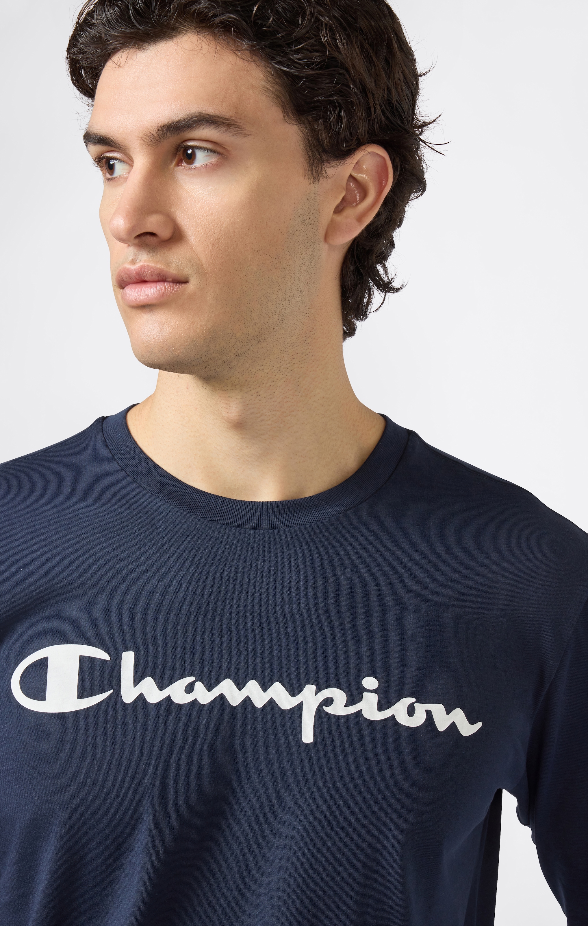 Thumbnail - Champion T-Shirt "BASICS Long-Sleeve T-Shirt Large Logo"