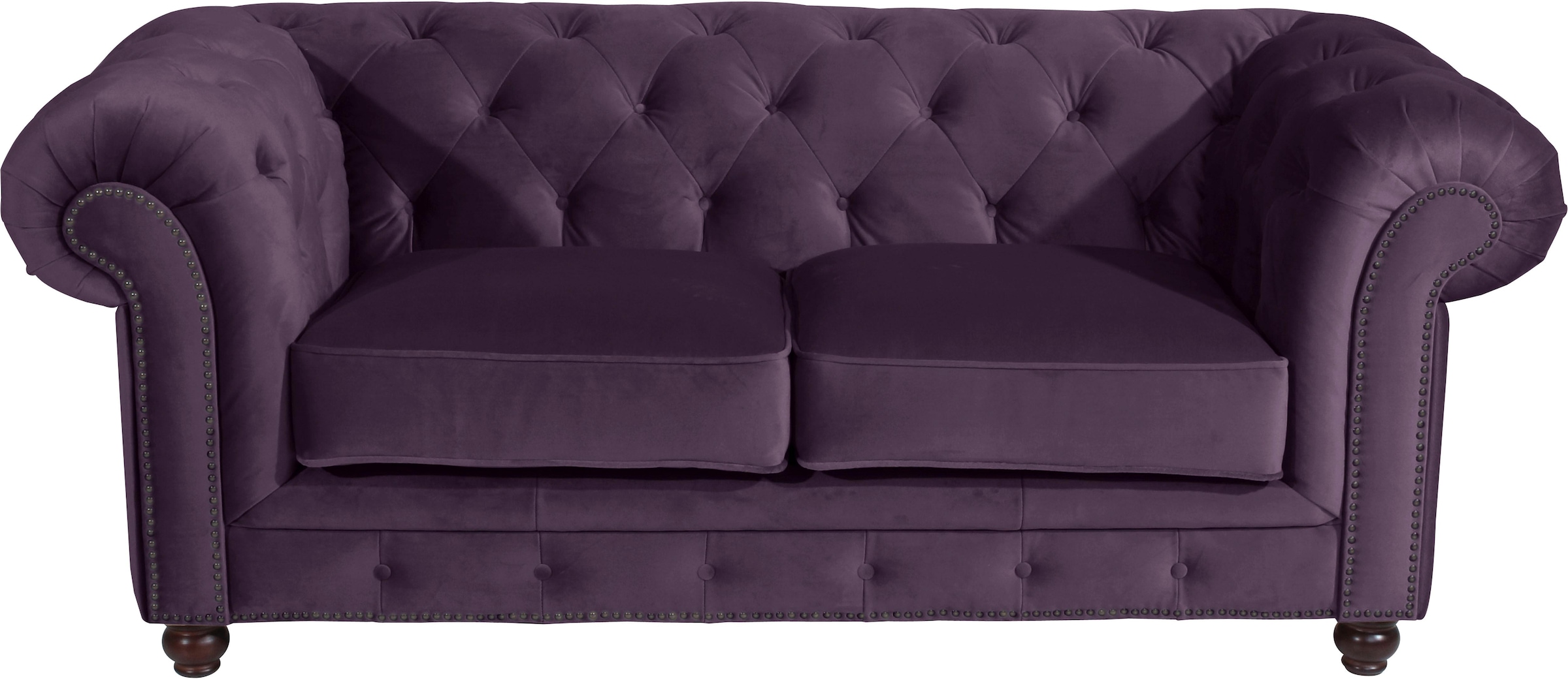 Max Winzer Chesterfield-Sofa "Old England modern, elegant und Retro, mit edler Knopfheftung", im Retrolook, Breite 192 c