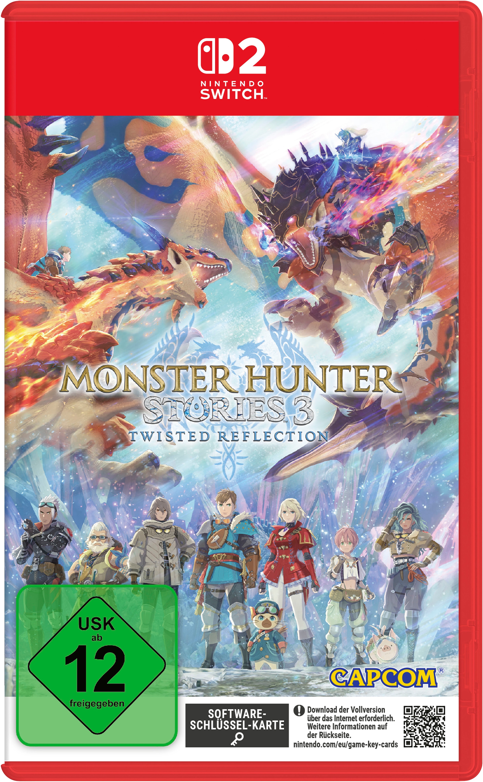 CAPCOM Spielesoftware "Monster Hunter Stories 3: Twisted Reflection", bunt (ohne farbbezeichnung), Nintendo Switch 2, Spielesoftware