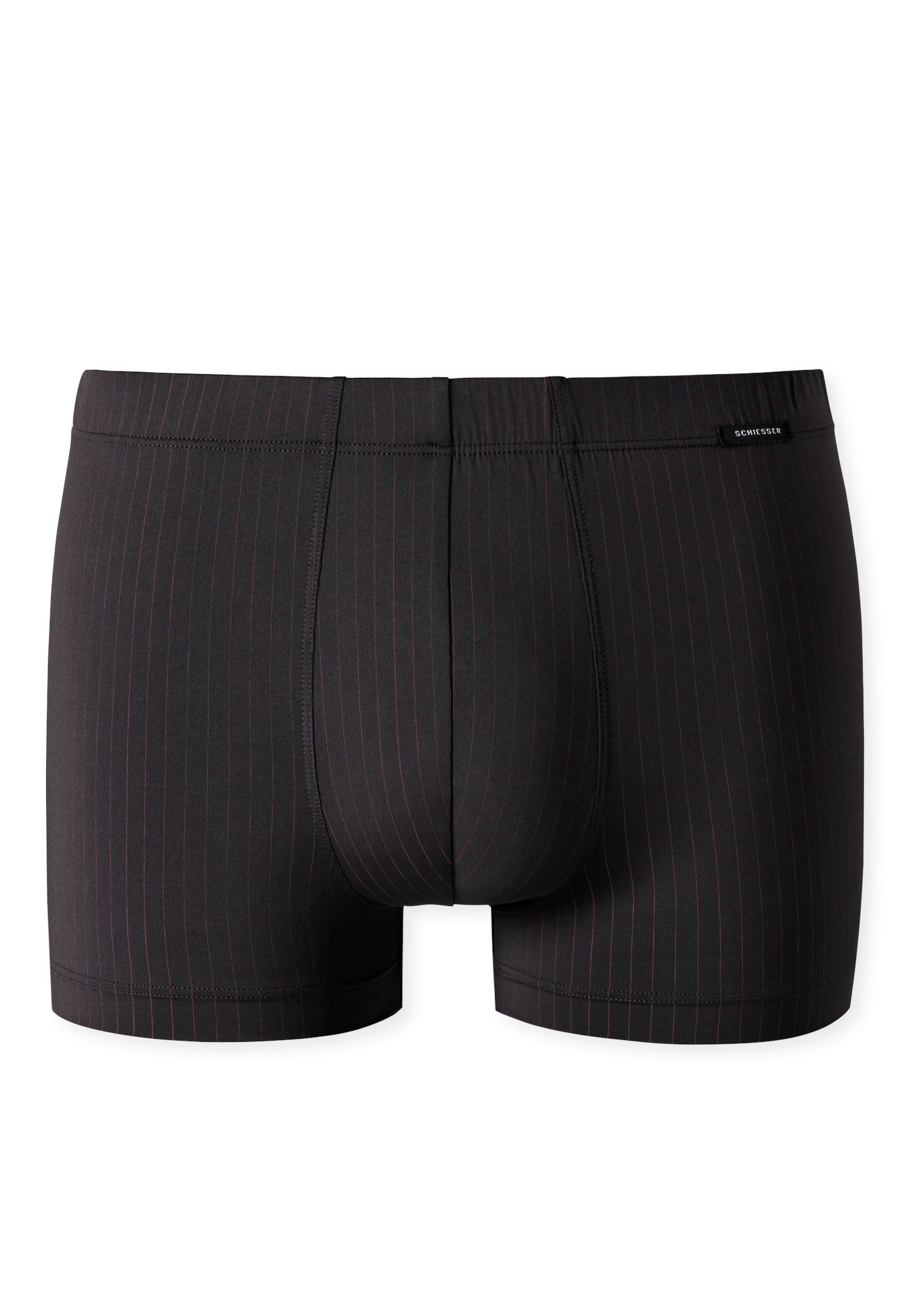 Schiesser Boxershorts »"Pure Micro"«, mit orangefarbenen Streifen