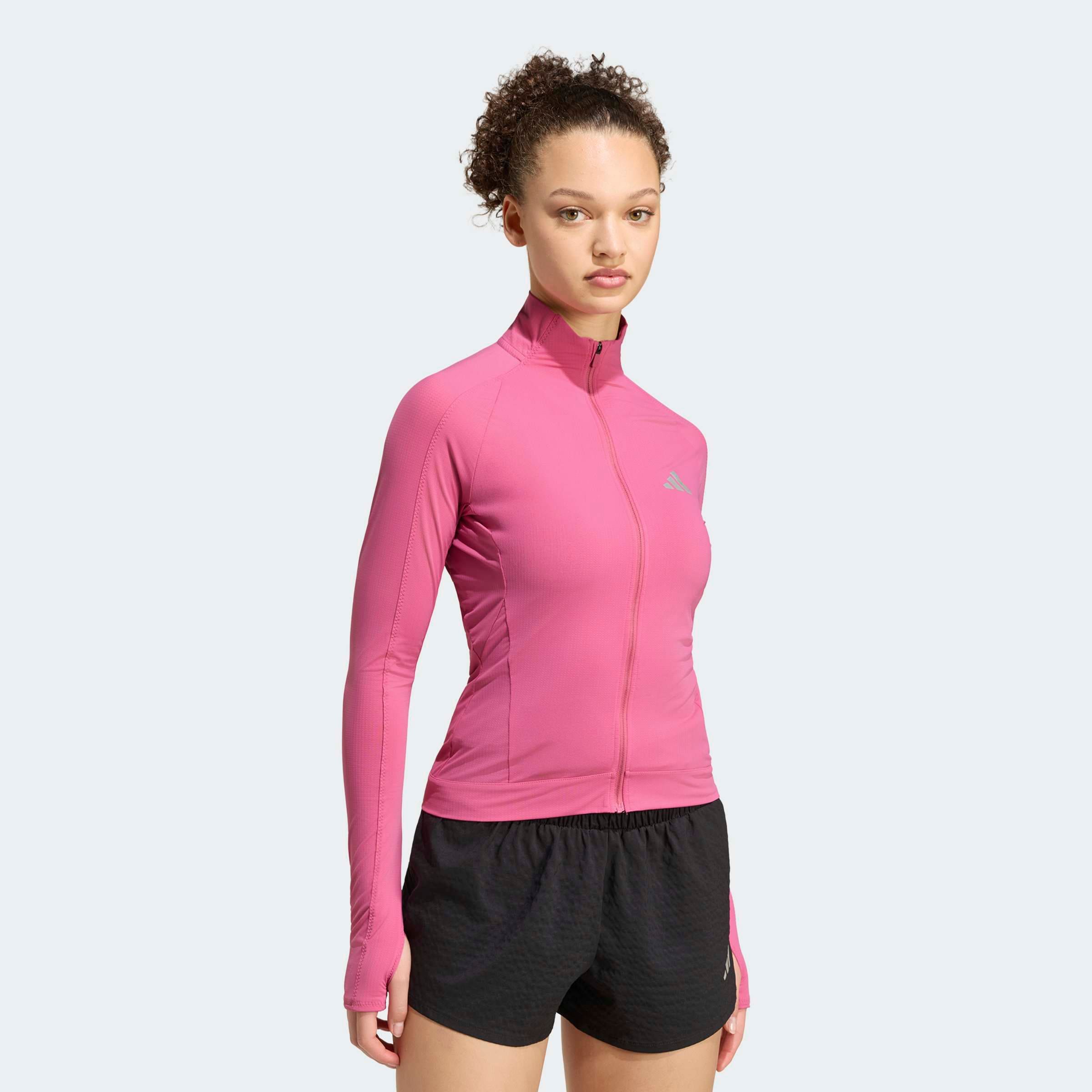adidas Performance Laufjacke "ADI365 W JC W" mit Reißverschluss, für Laufen, aus Kunstfaser