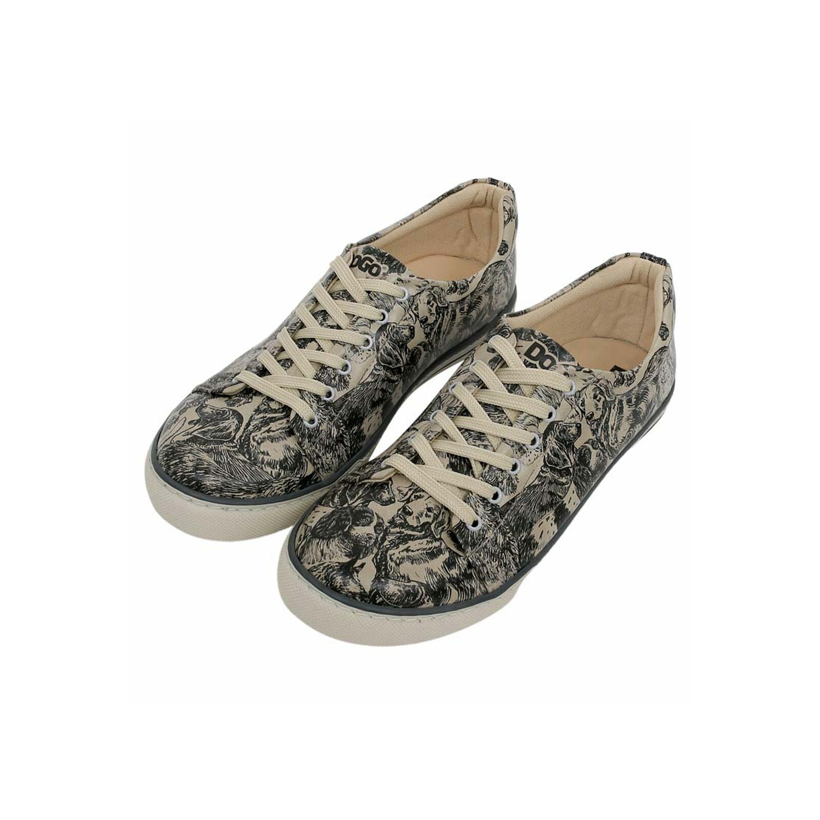 DOGO Sneaker "Classic Schnürsneaker The Life Of Dogs Damen Sneaker", Vegan günstig online kaufen