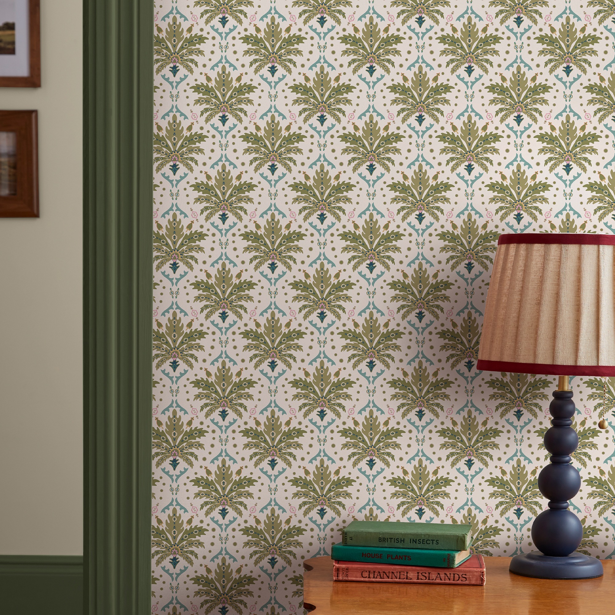 Joules Vliestapete "Palm Geo" Motiv glatt Design Tapeten