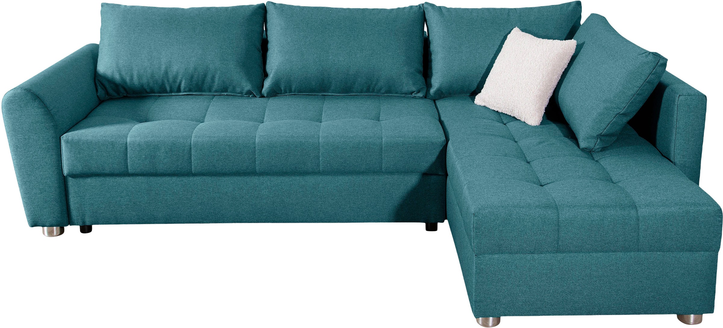 COLLECTION AB Ecksofa, Ecksofa,Bettfunktion,Bettkasten,Bonnelfederkern, Rüc günstig online kaufen