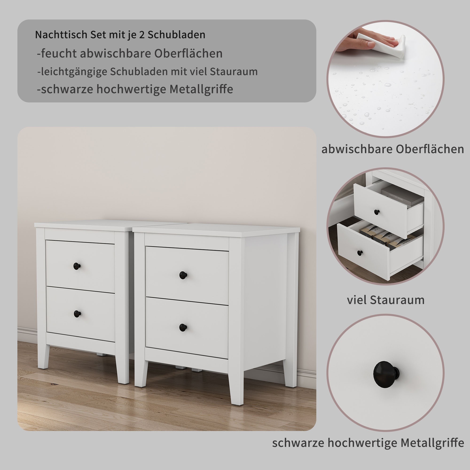 OTTO home Nachtkommode Set, 