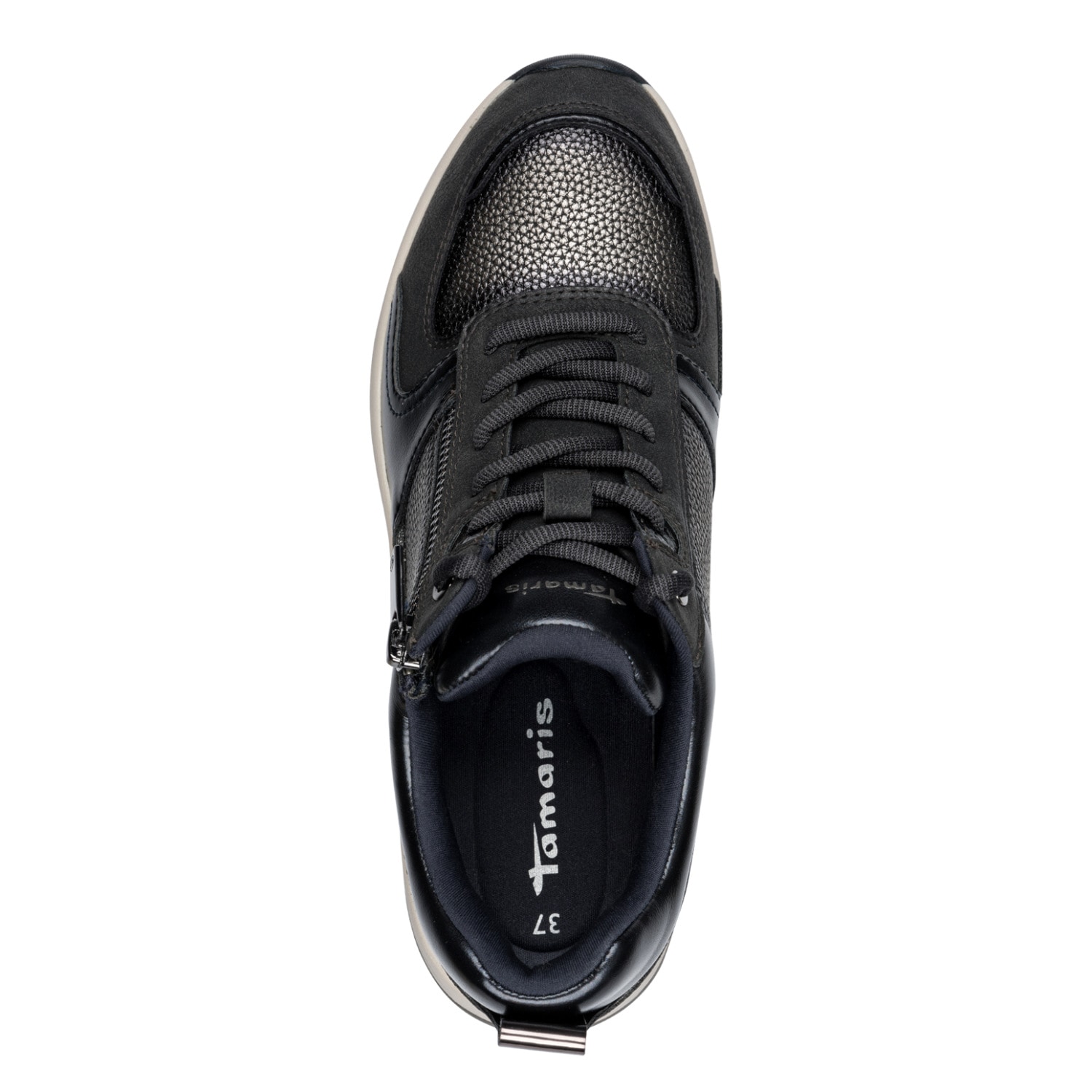 Tamaris Keilsneaker  Freizeitschuh, Schnürer in veganer Verarbeitung, schmale Form
