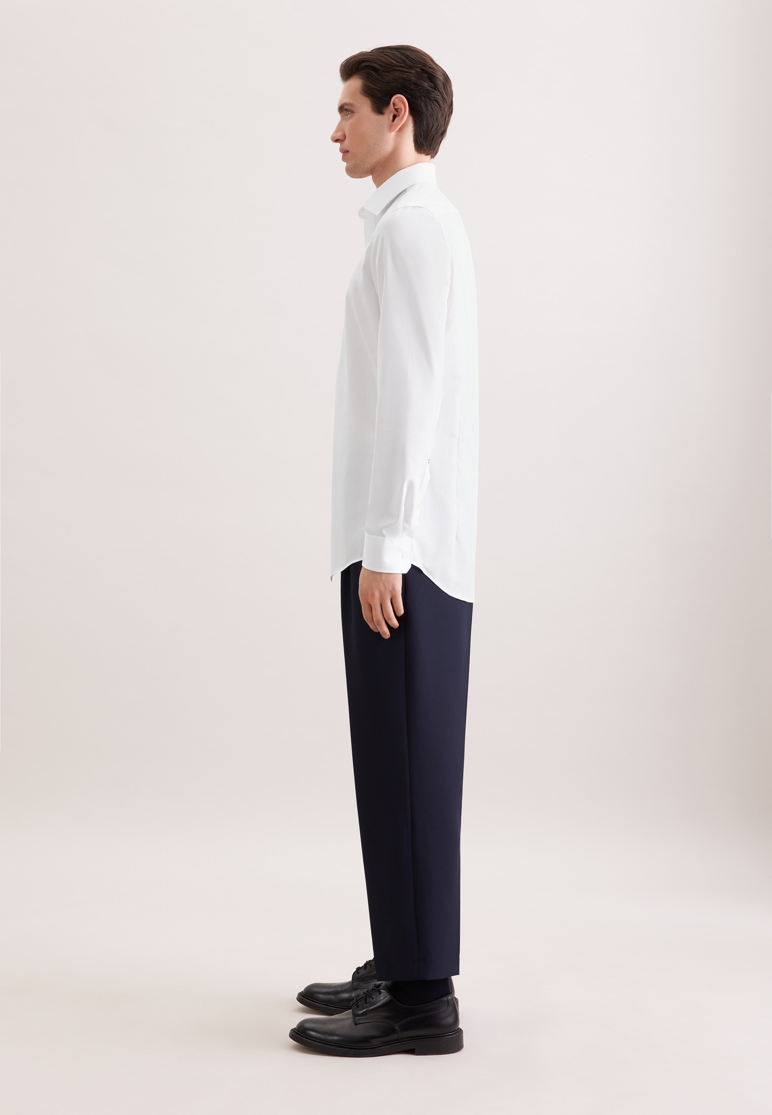 seidensticker Businesshemd »Schwarze Rose« Shaped 1/1 Extra lang Kentkragen Uni