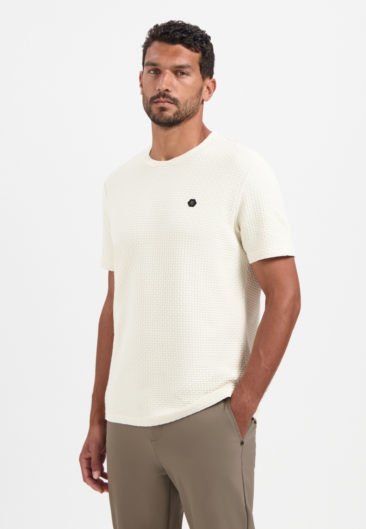 NO EXCESS T-Shirt "No Excess Strukturiertes T-Shirt" günstig online kaufen
