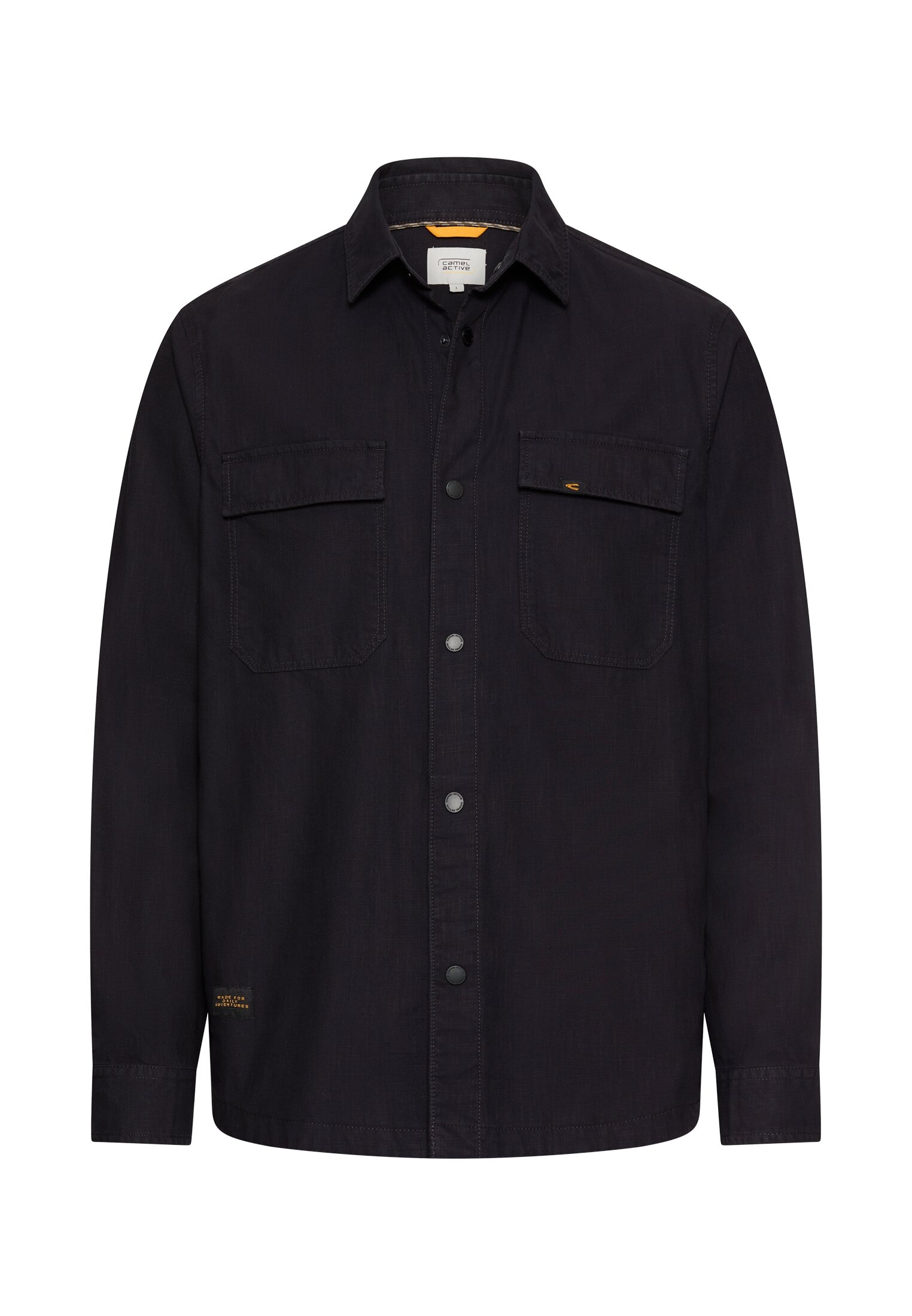 camel active Langarmhemd Overshirt mit Druckknöpfen günstig online kaufen