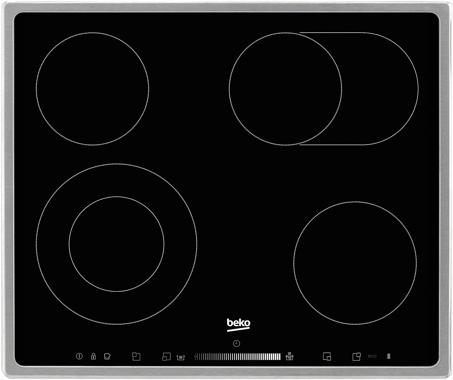 BEKO Elektro-Kochfeld "HIC 64503 TX" günstig online kaufen