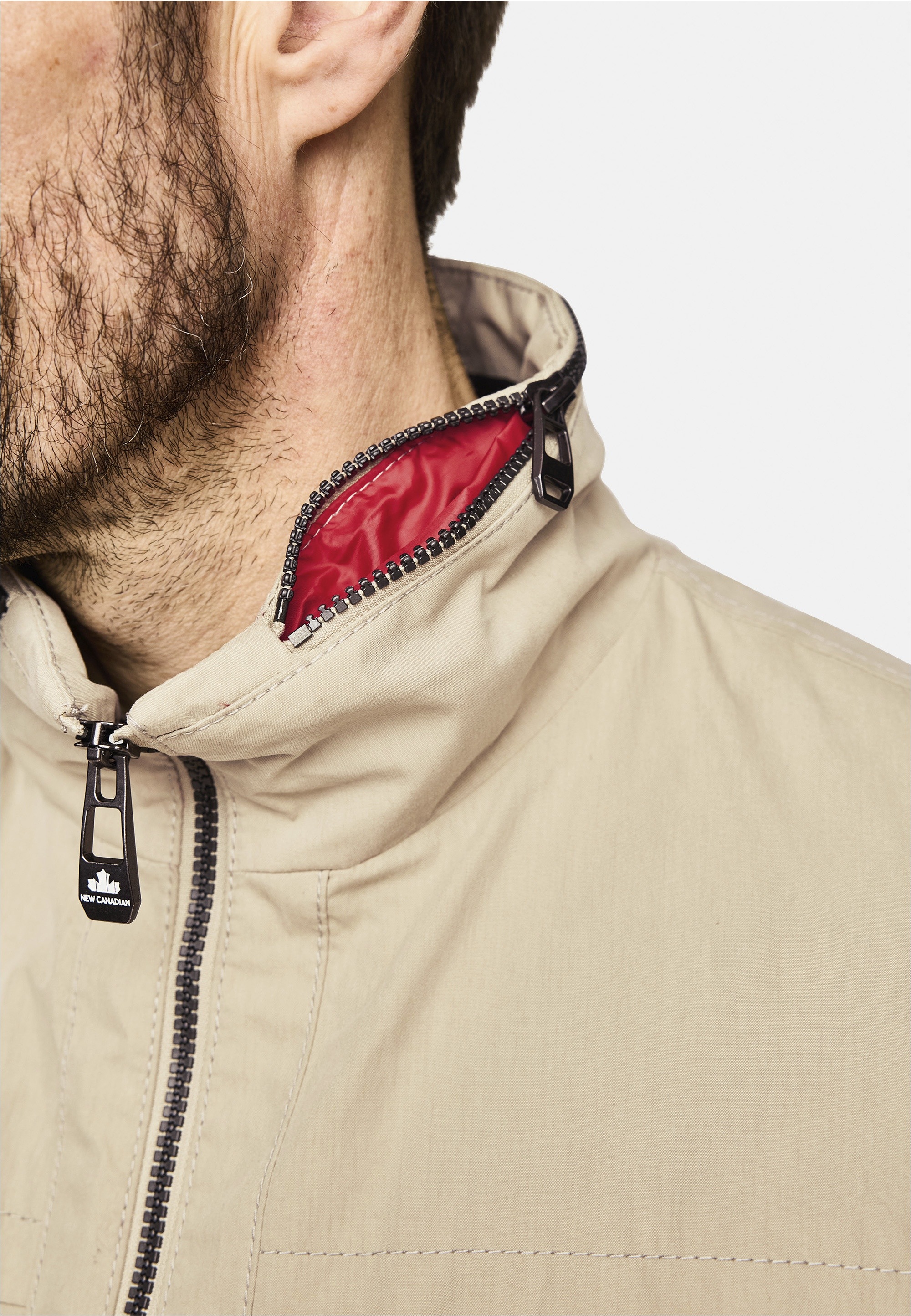 New Canadian Outdoorjacke »Cotton-Mix«, (1 St.), mit wind- und wasserabweisender Funktion