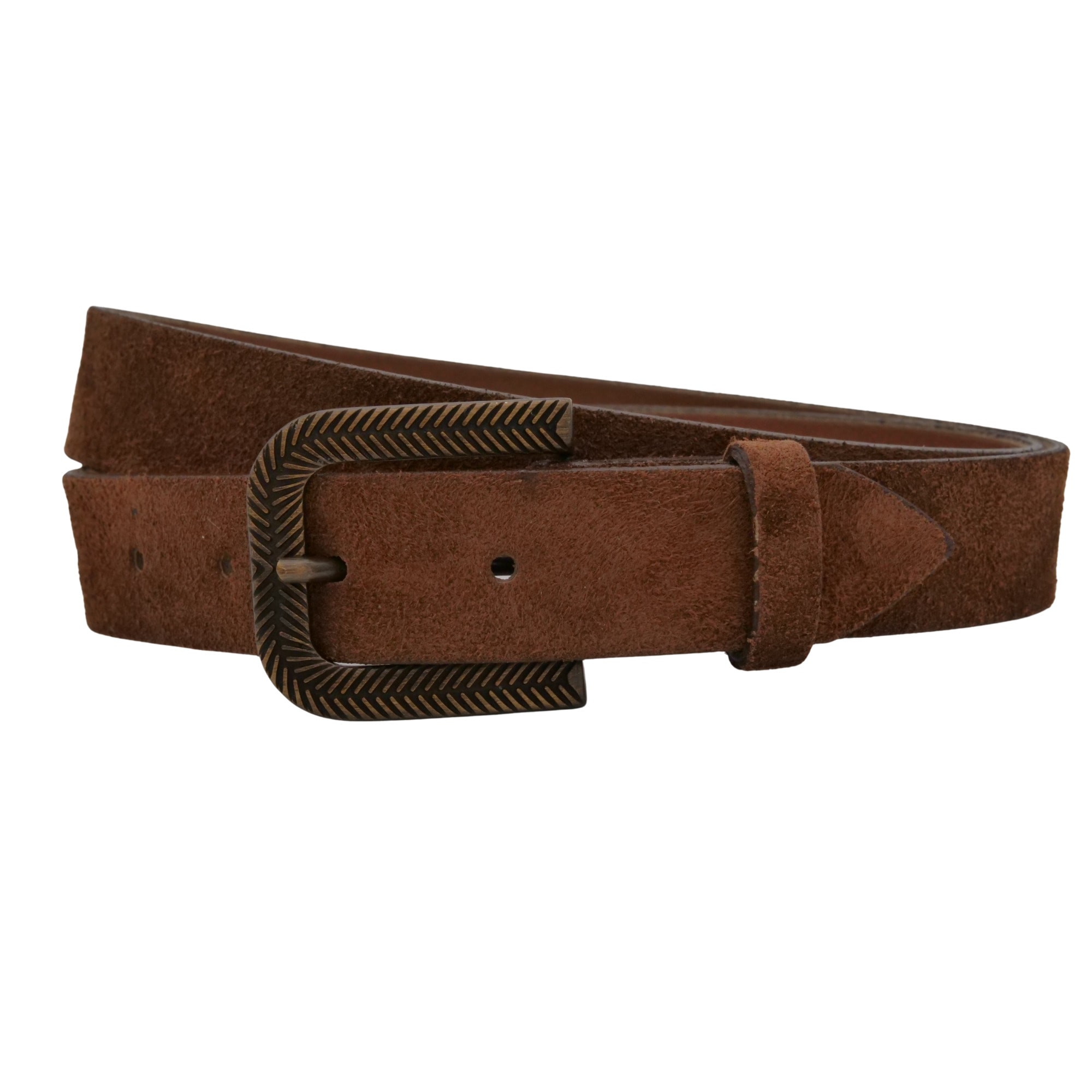 AnnaMatoni "AnnaMatoni Damen Ledergürtel in hochwertigem Velour Leder 3cm"