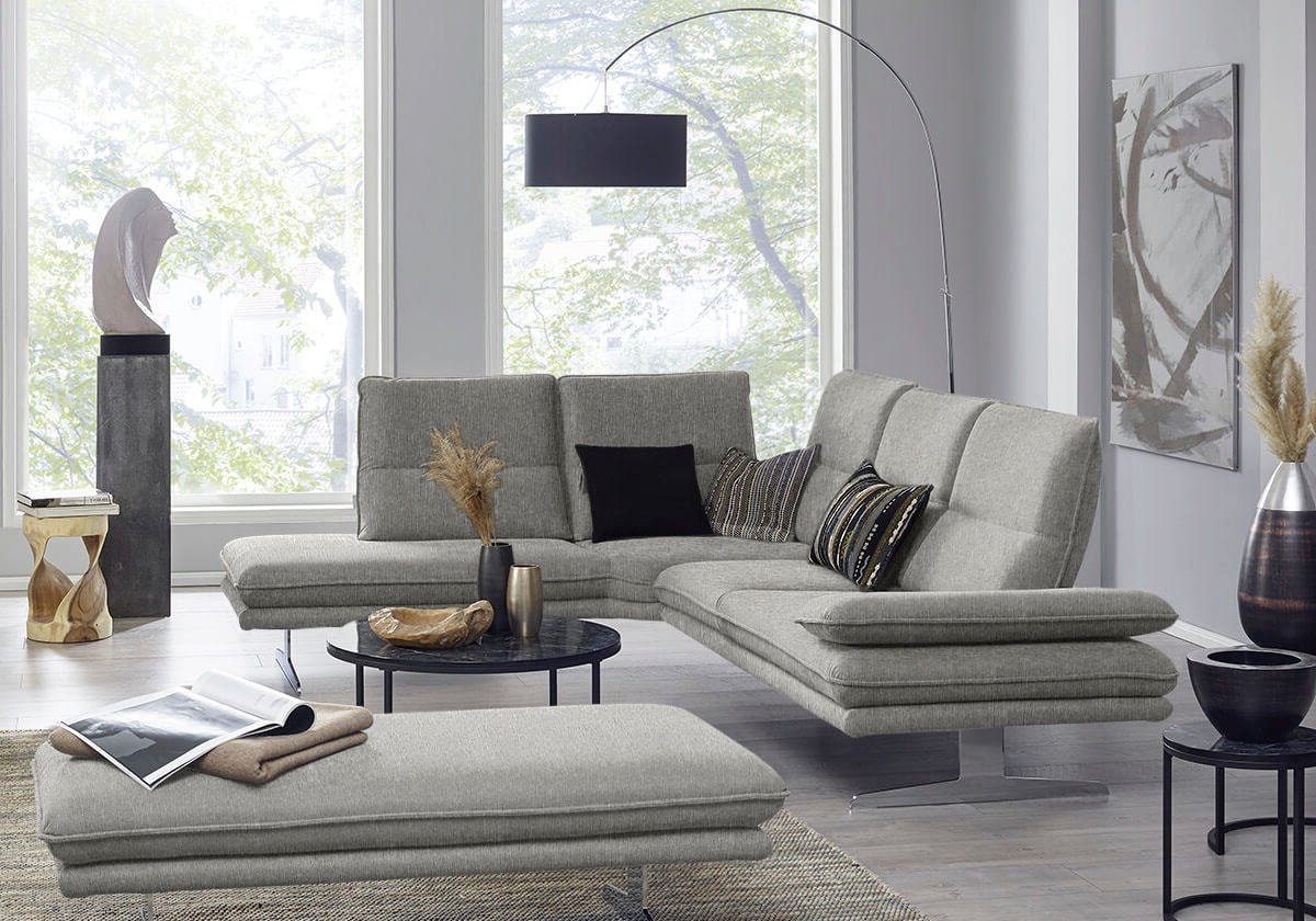 W.SCHILLIG Ecksofa "broadway, Designsofa, mit tollem Sitzkomfort, L-Form", günstig online kaufen