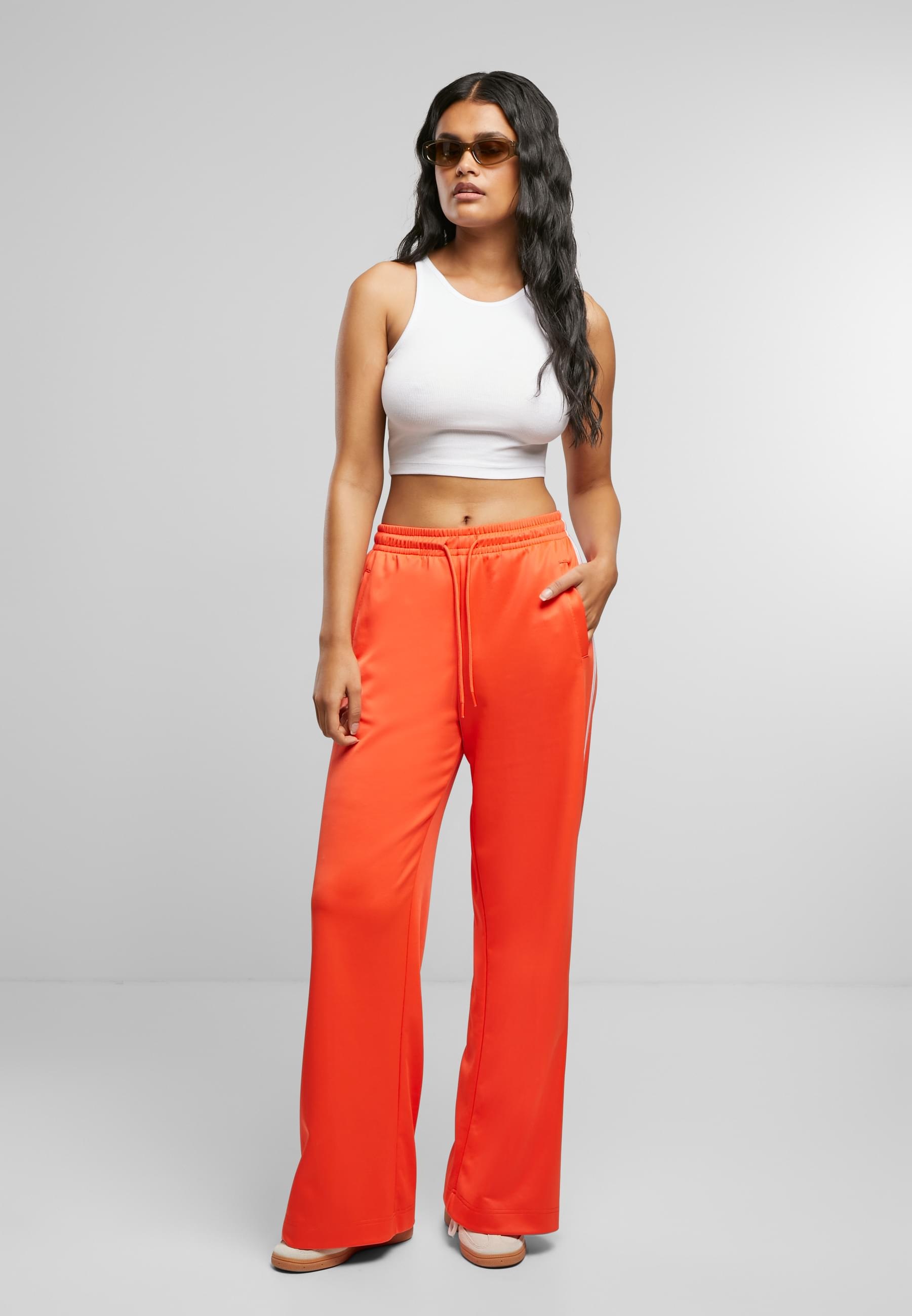 URBAN CLASSICS Jogginghose »Urban Classics Ladies Wide Leg Track Pants«, (1 tlg.)