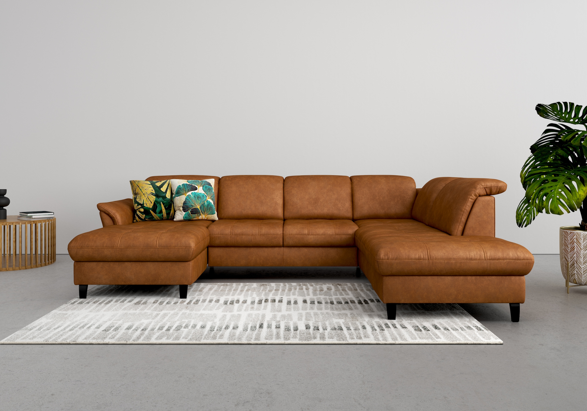 sit&more Wohnlandschaft "Maggiore U-Form" wahlweise mit Kopfteilverstellung günstig online kaufen