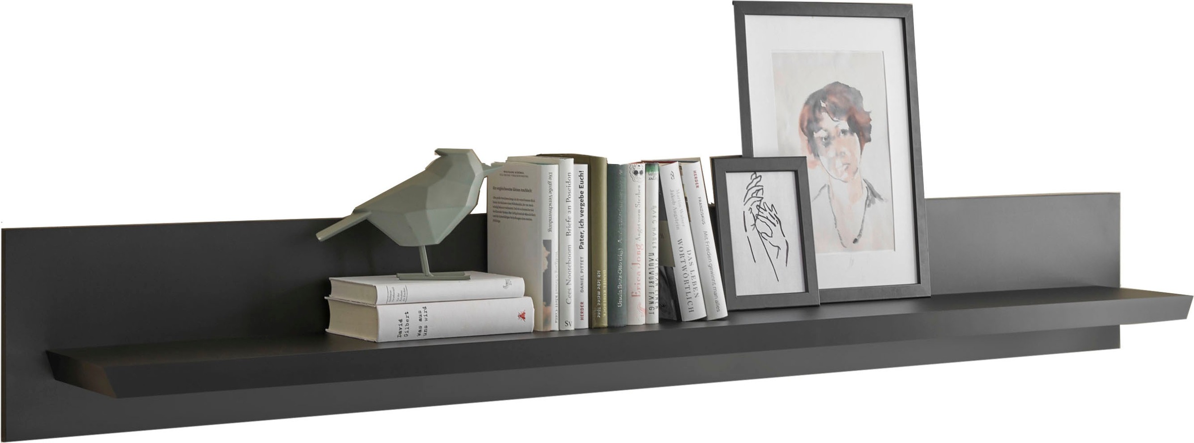 Home affaire Wandboard »Lincoln, Wandregal im Landhausstil, Wandhalter mit Ablagefläche« edles Design, in zwei Größen verfügbar, vielseitig einsetzbar