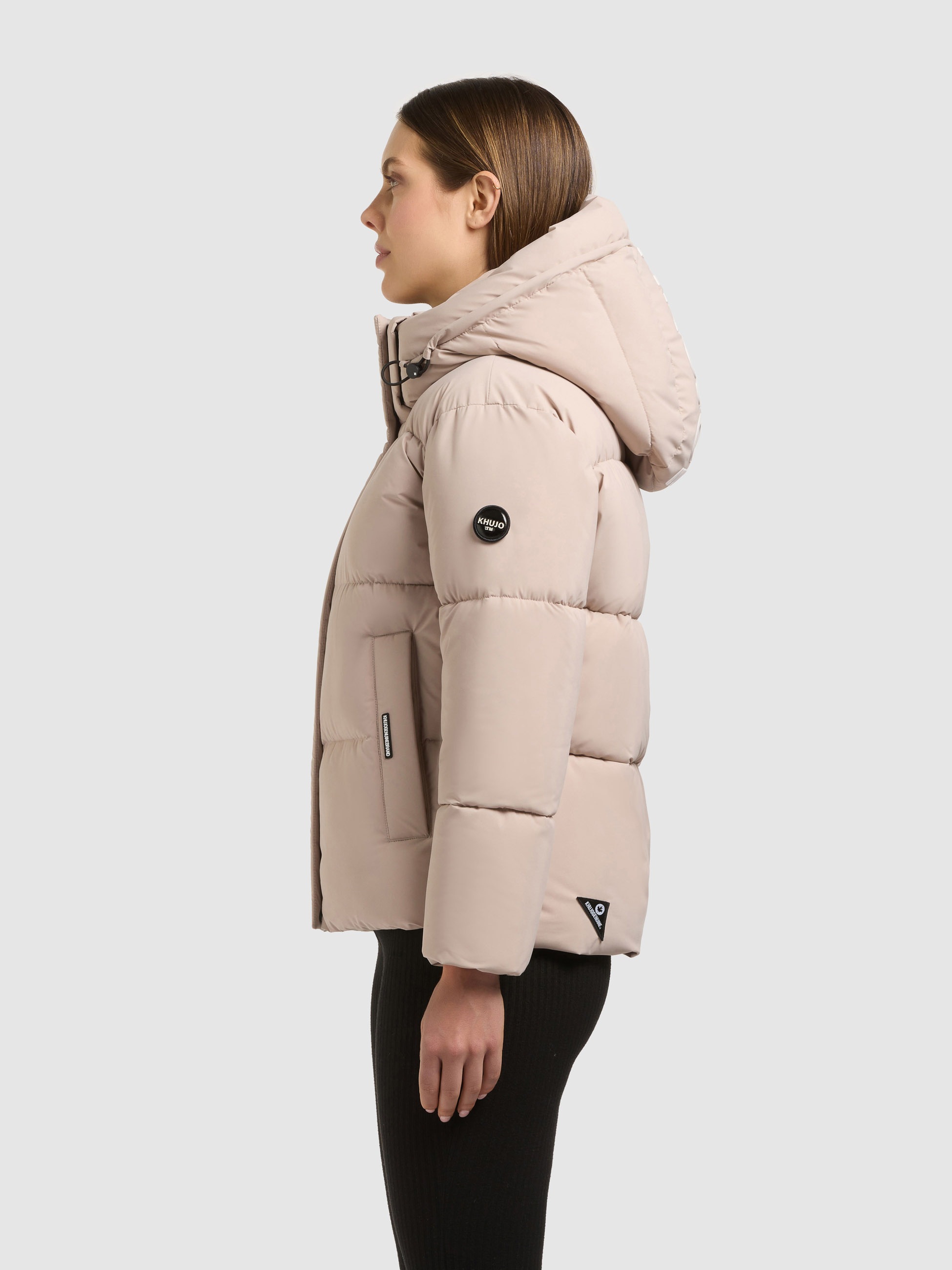 khujo Steppjacke »DEVINA3 MATT« mit Kapuze