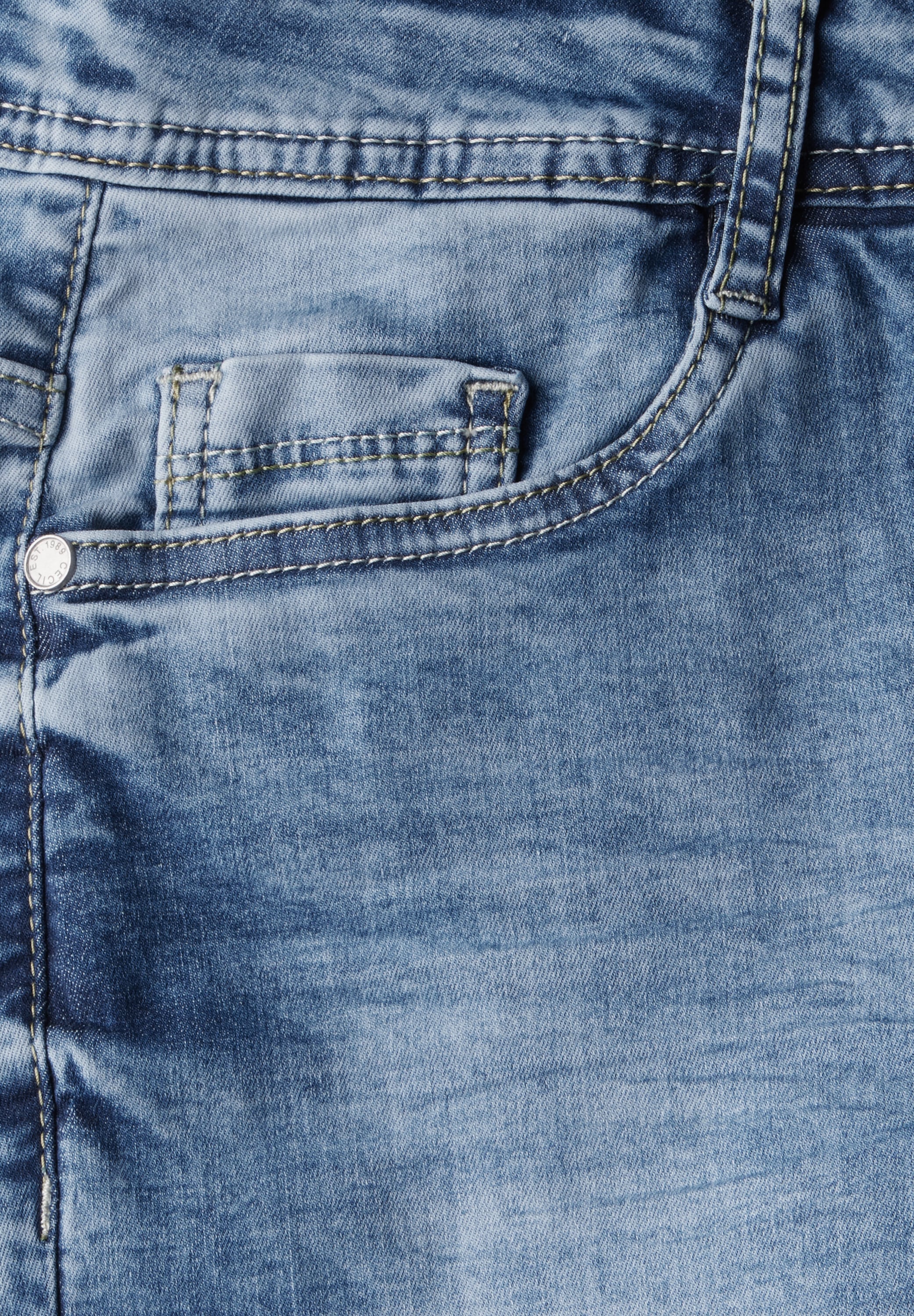 Cecil Loose-fit-Jeans, High Waist