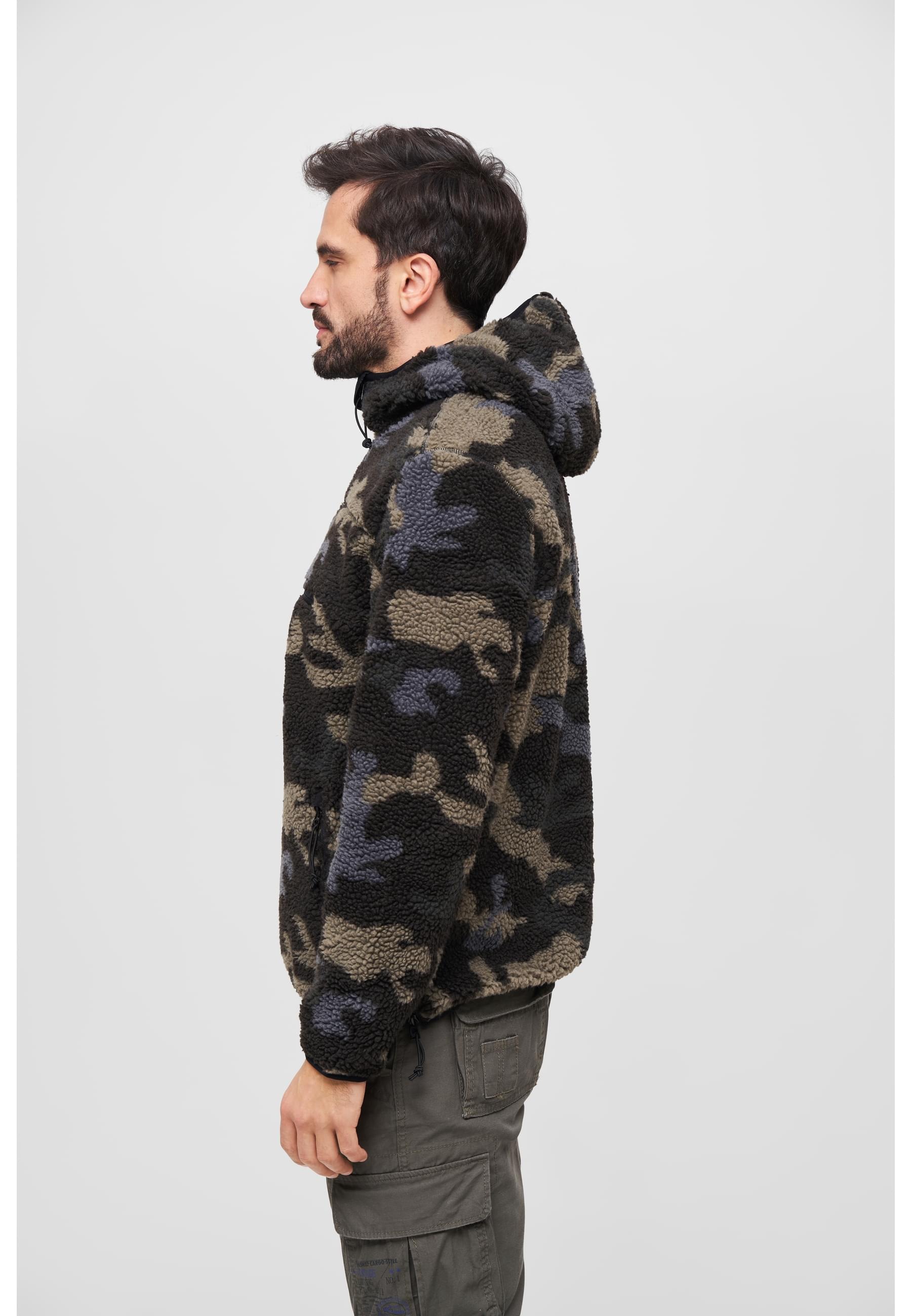 Brandit Anorak »Brandit Herren Teddyfleece Worker Pullover«, (1 St.), mit Kapuze