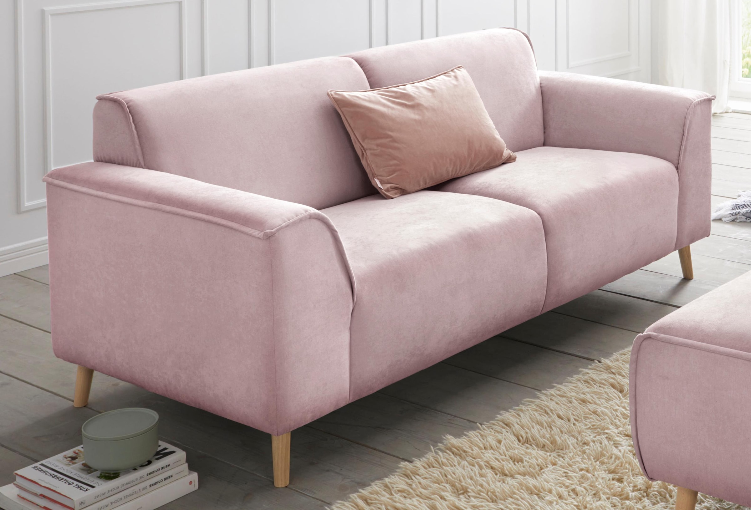 Home affaire 2,5-Sitzer "Janek Scandic Design, elegant und zeitlos" mit Fed günstig online kaufen