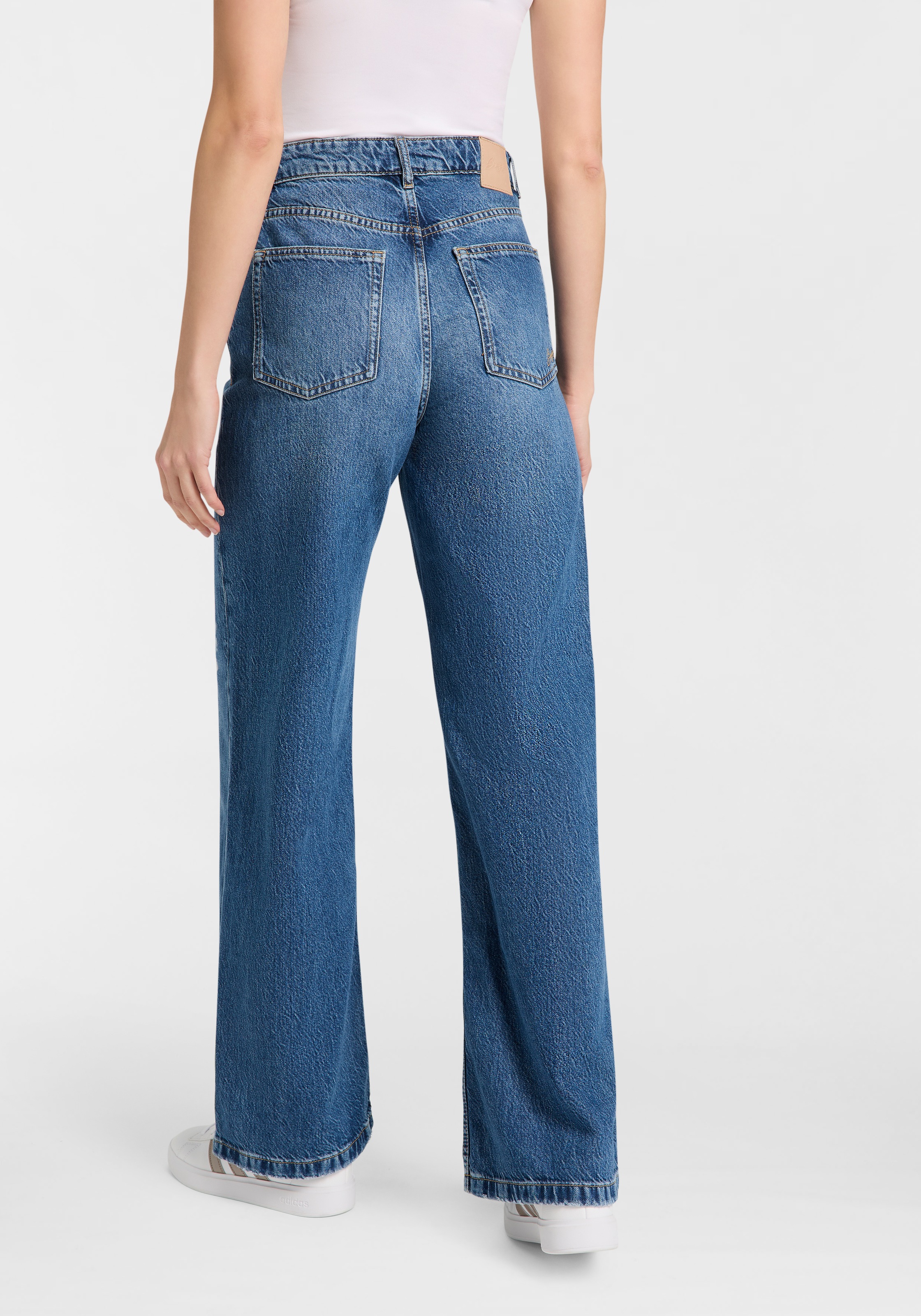 BOSS ORANGE Weite Jeans "Marlene High Rise Premium Damenmode", mit hohem Bu günstig online kaufen