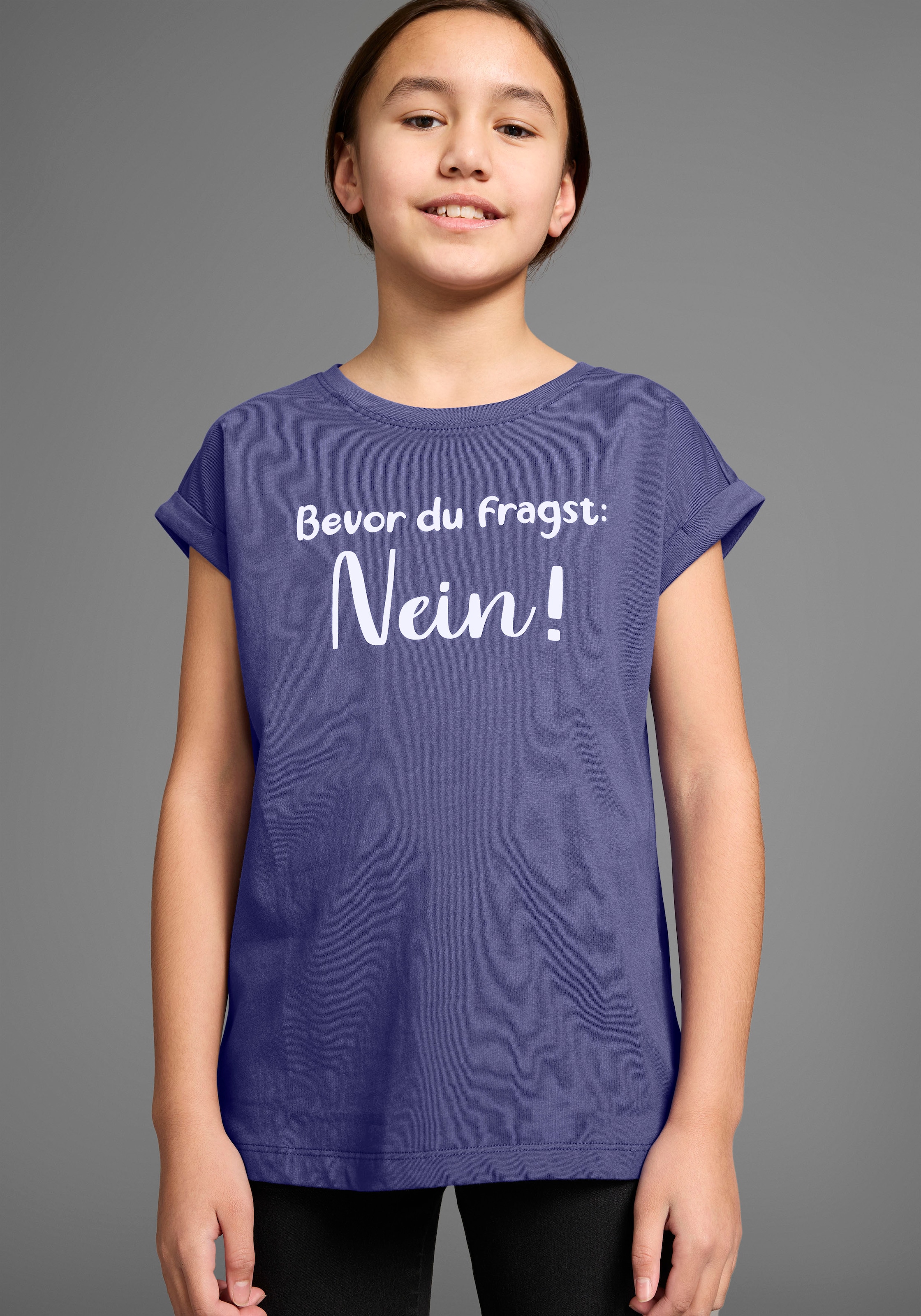 KIDSWORLD Marškinėliai »Bevor Du fragst: NEIN!« ...