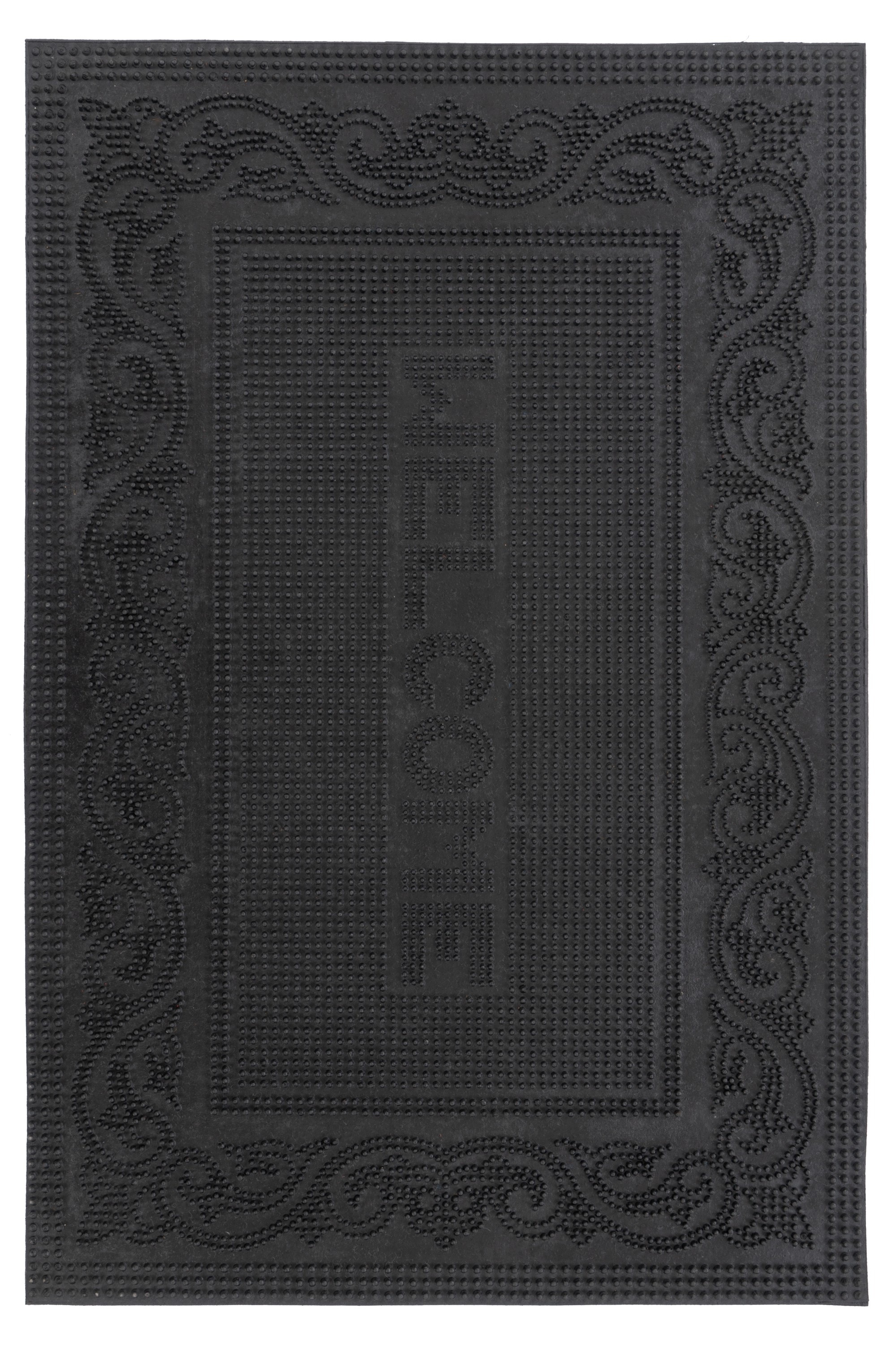 Kayoom Fußmatte "Elegant Entry 425" rechteckig 6 mm Höhe Türmatte, Gummi, E günstig online kaufen