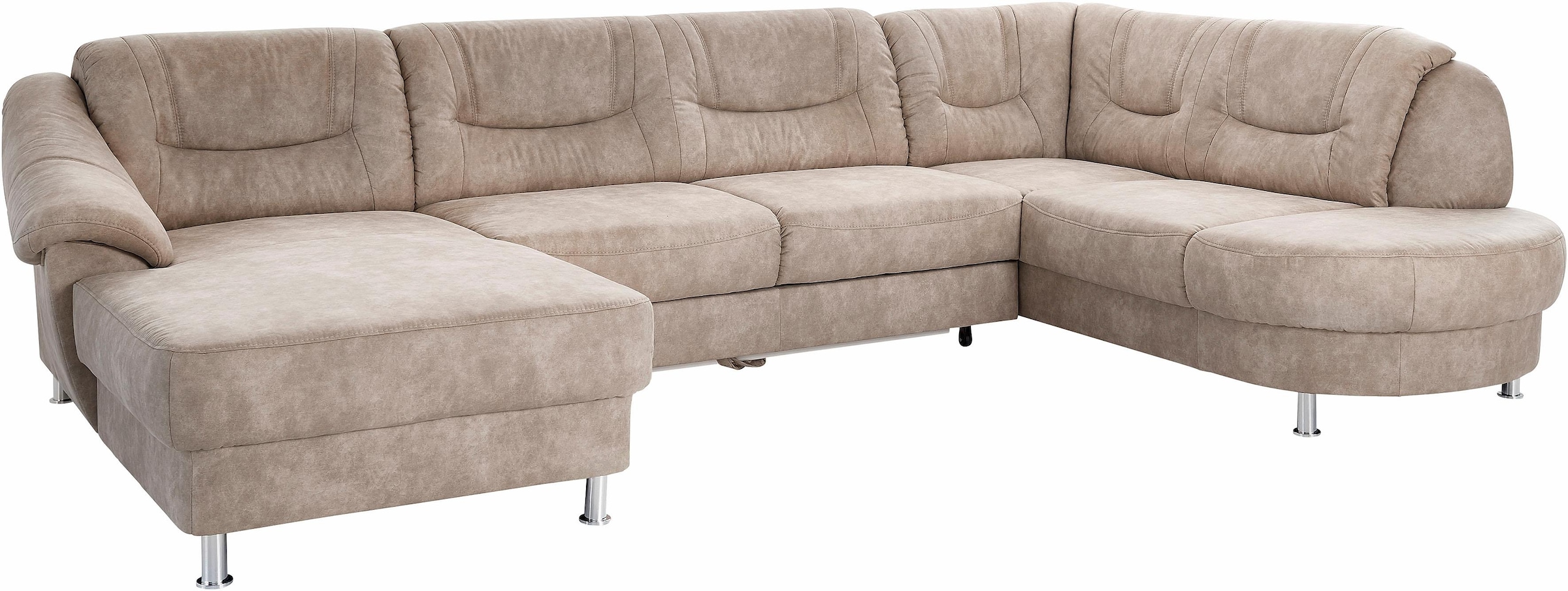 sit&more Wohnlandschaft »Salsa U-Form«, mit Federkern, wahlweise mit Bettfunktion