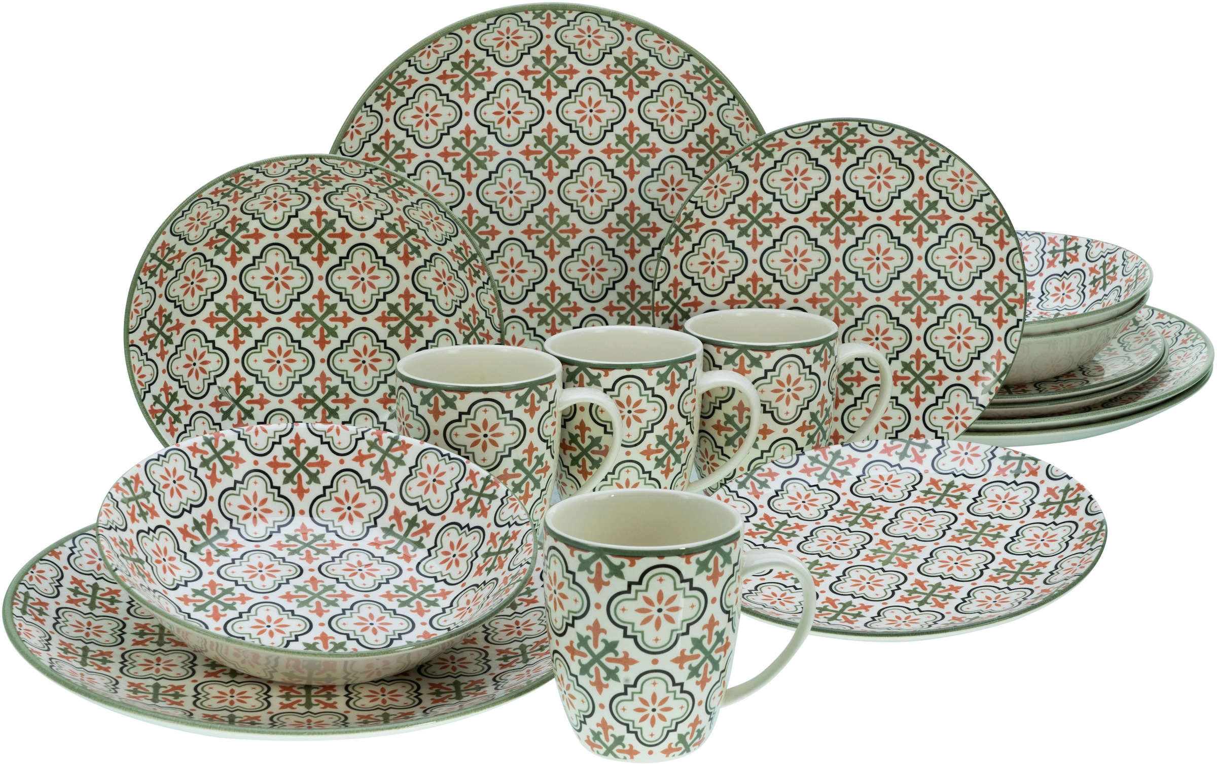 CreaTable Kombiservice "Rumi" orientalisch mediterraner Stil günstig online kaufen