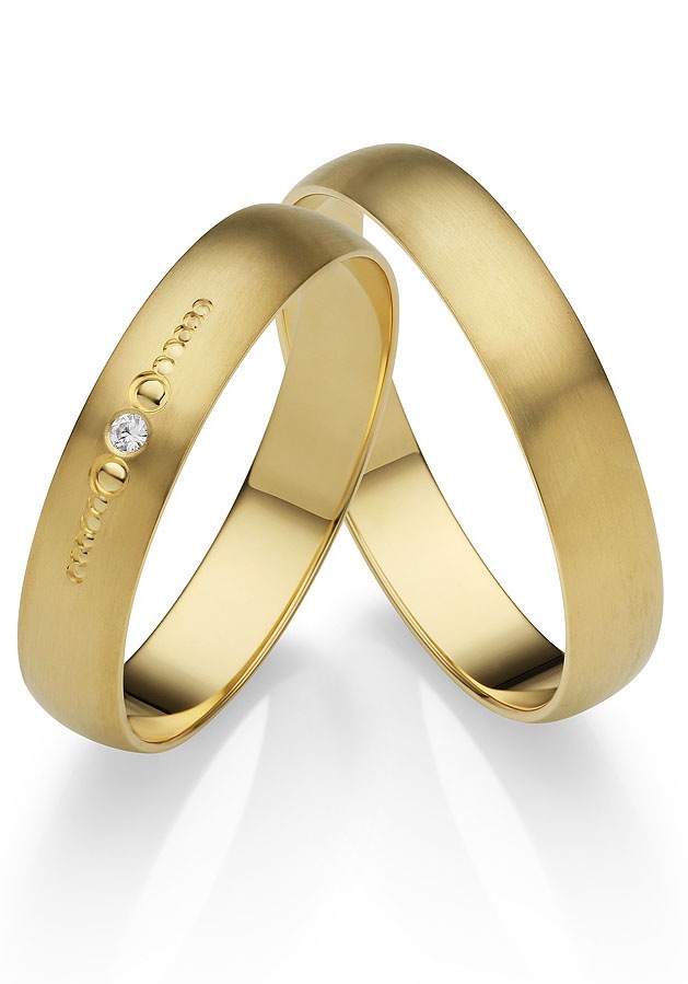 o. ohne | - Brillant/Diamant online Firetti Geschenk in Gold Made Ehering Hochzeit kaufen Trauring »Schmuck Germany 375 \