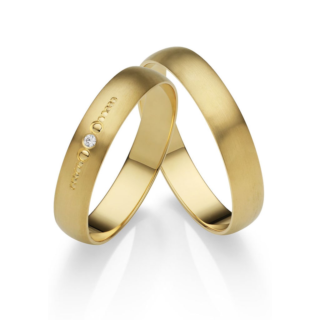 Firetti Trauring »Schmuck Geschenk Gold 375 Hochzeit Ehering "LIEBE"«