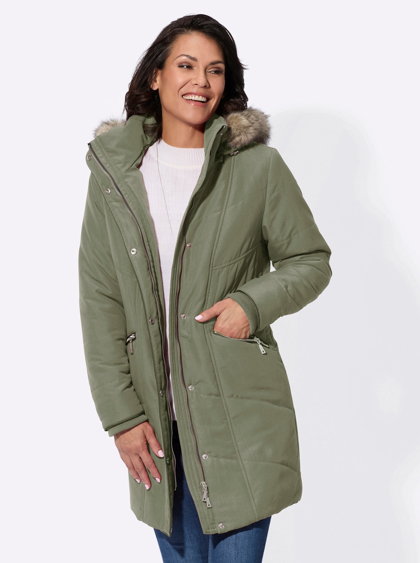 Casual Looks Steppjacke, mit Kapuze günstig online kaufen