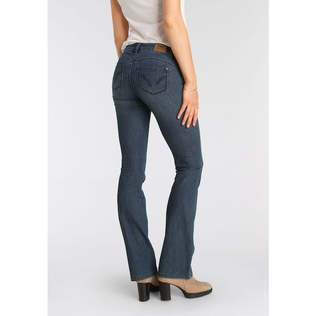 BAUR kaufen Mid Waist für »Shaping«, | Arizona Bootcut-Jeans