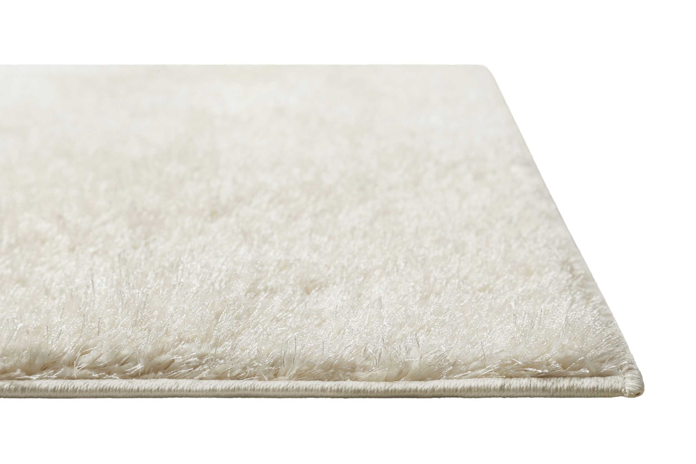 Teppich HOMIE LIVING "Flavio", beige (creme weiß), B:80cm H:30mm L:400cm, Polypropylen, Teppiche, Teppich, Hochflor, gewebt, weich, uni, Wohnzimmer, Schlafzimmer, waschbar 3