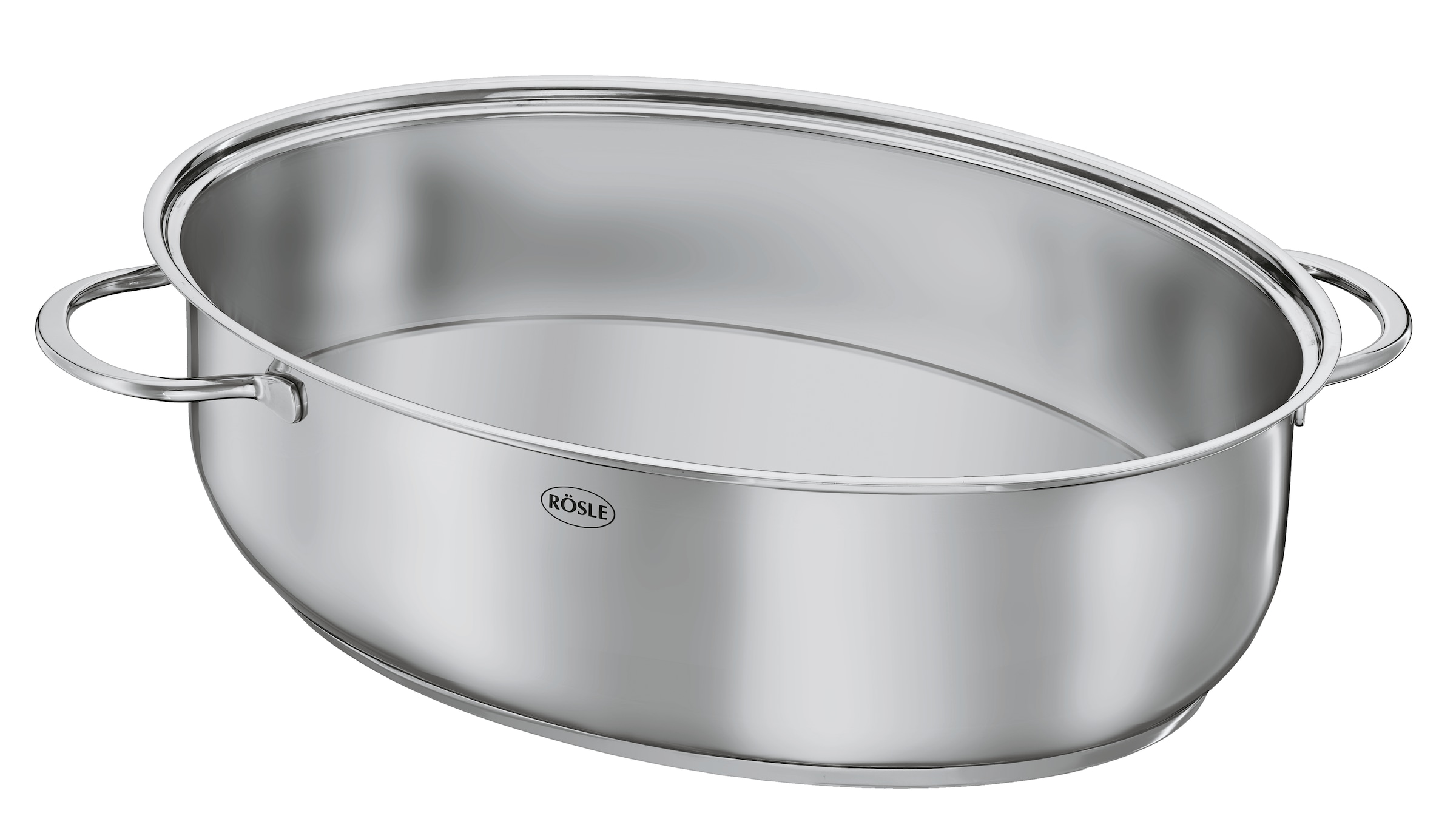 RÖSLE Bräter »PUREELEMENTS Edelstahl Deckel ProCeraPlus« Edelstahl 18/10