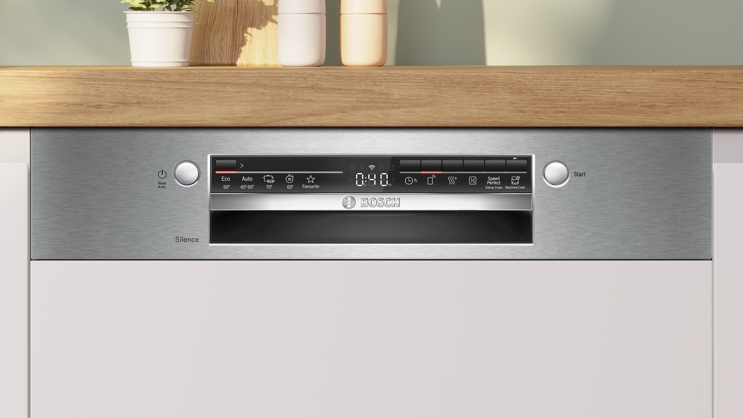 BOSCH teilintegrierbarer Geschirrspüler Serie 2 »SMI2ITS09E«, 13 Maßgedecke