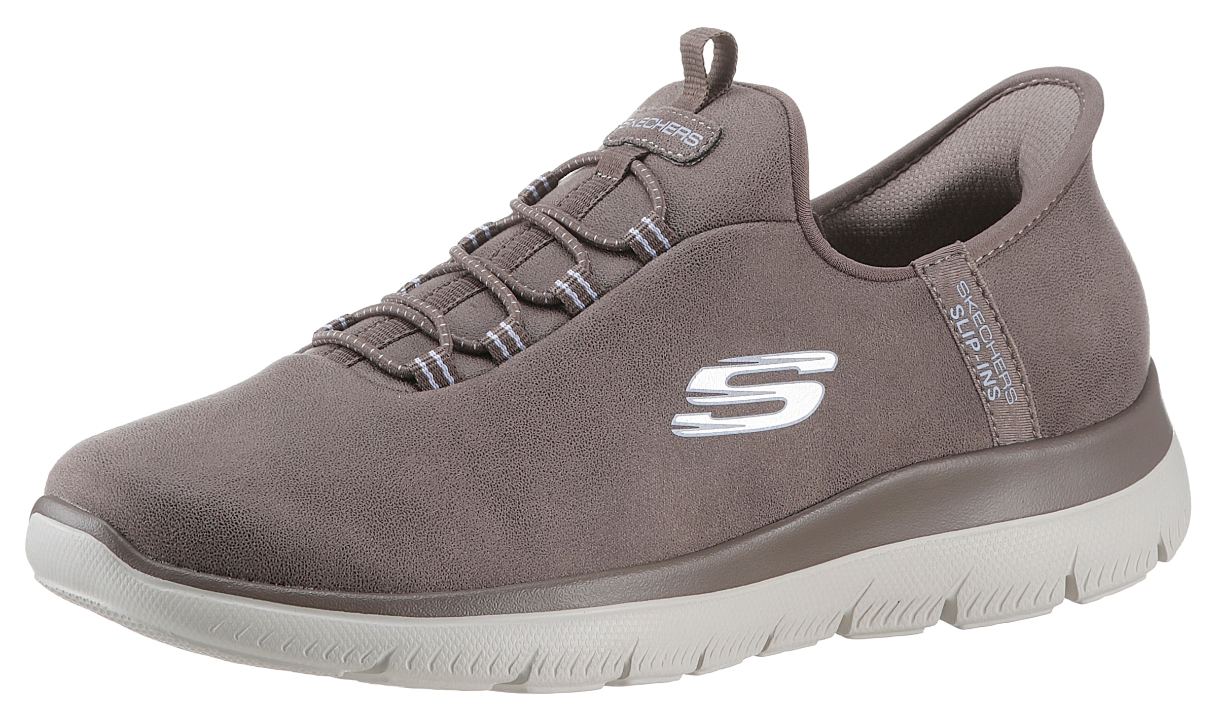 Skechers Slip-On Sneaker "SUMMITS", Slipper, Freizeitschuh, Halbschuh in veganer Verarbeitung