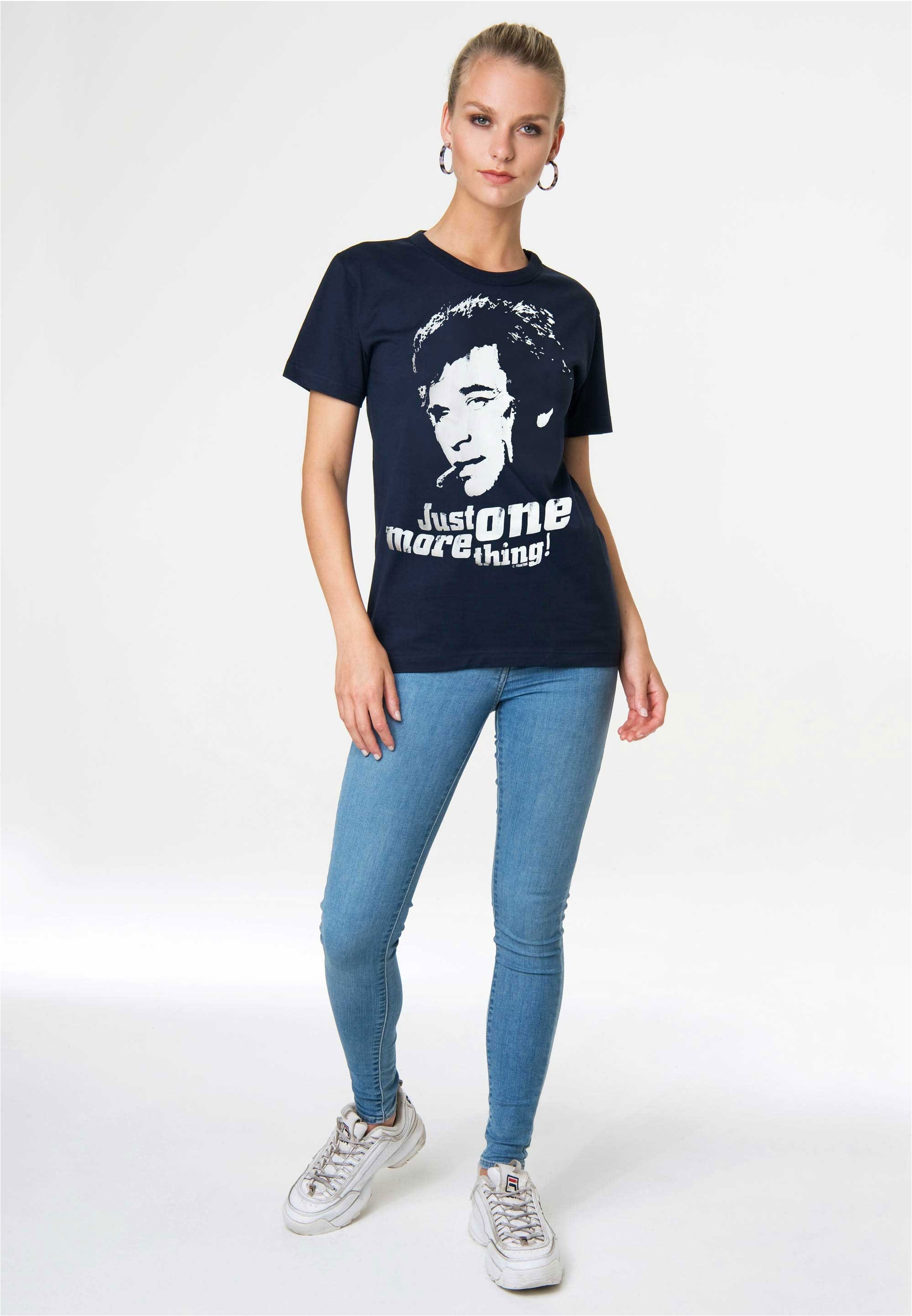 LOGOSHIRT T-Shirt »Columbo - Just One More Thing«, mit coolem Frontprint