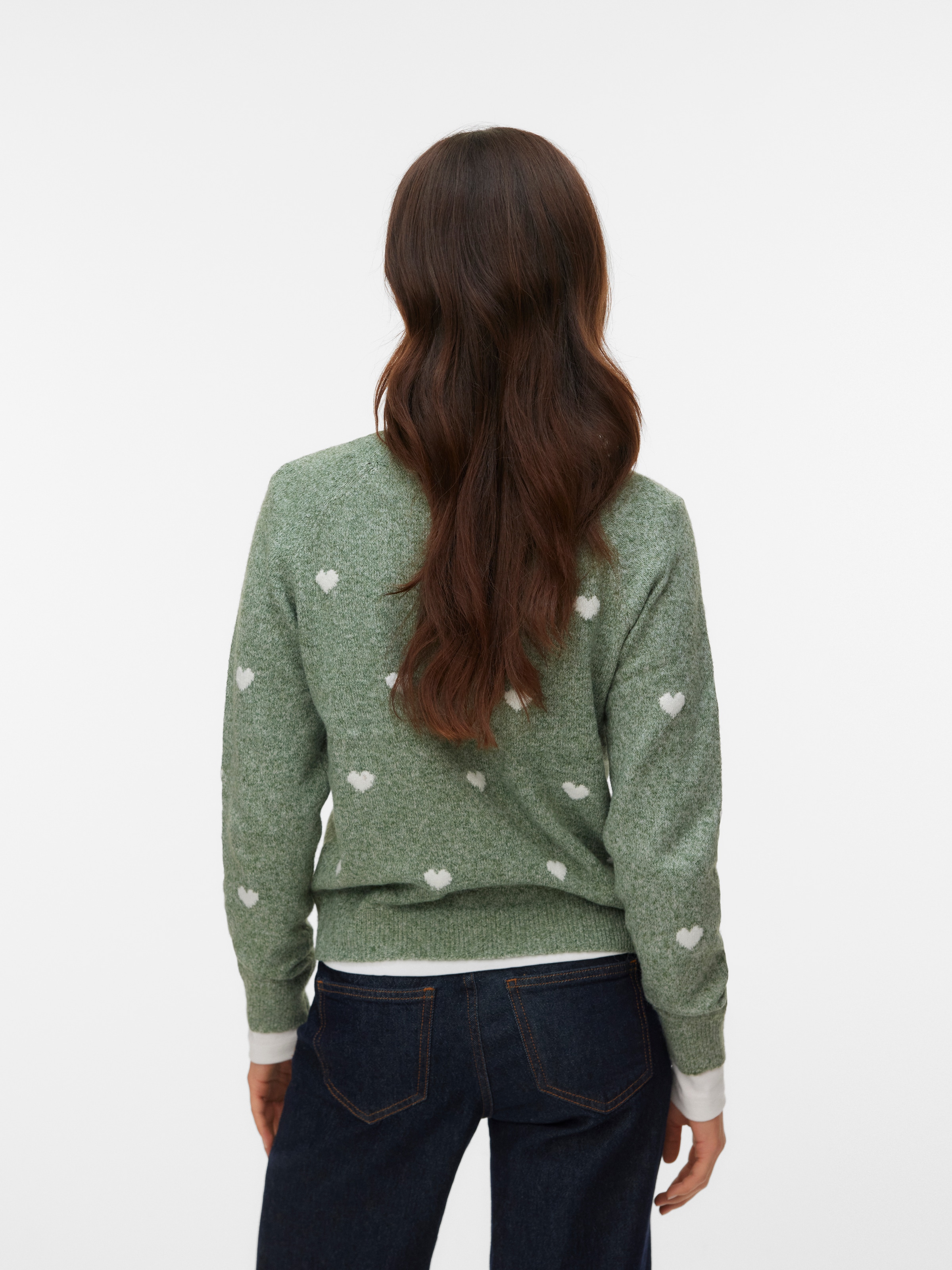 Vero Moda Rundhalspullover »VMDOFFY INTARSIA LS O-NCK PULLOV GA NOOS« mit Strickmuster