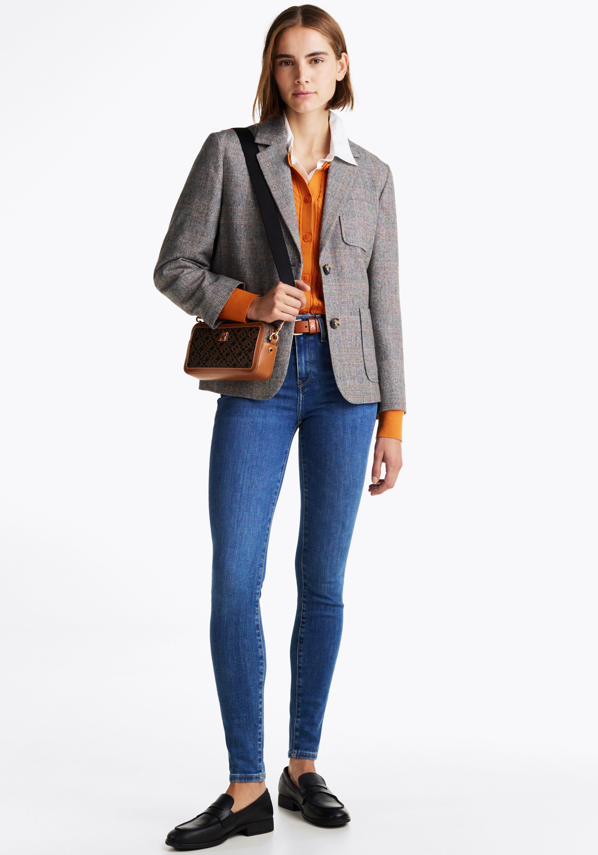 Thumbnail - Tommy Hilfiger Skinny-fit-Jeans "HERITAGE COMO SKINNY RW" mit Tommy Hilfiger Logo-Badge, 5-Pocket-Stil