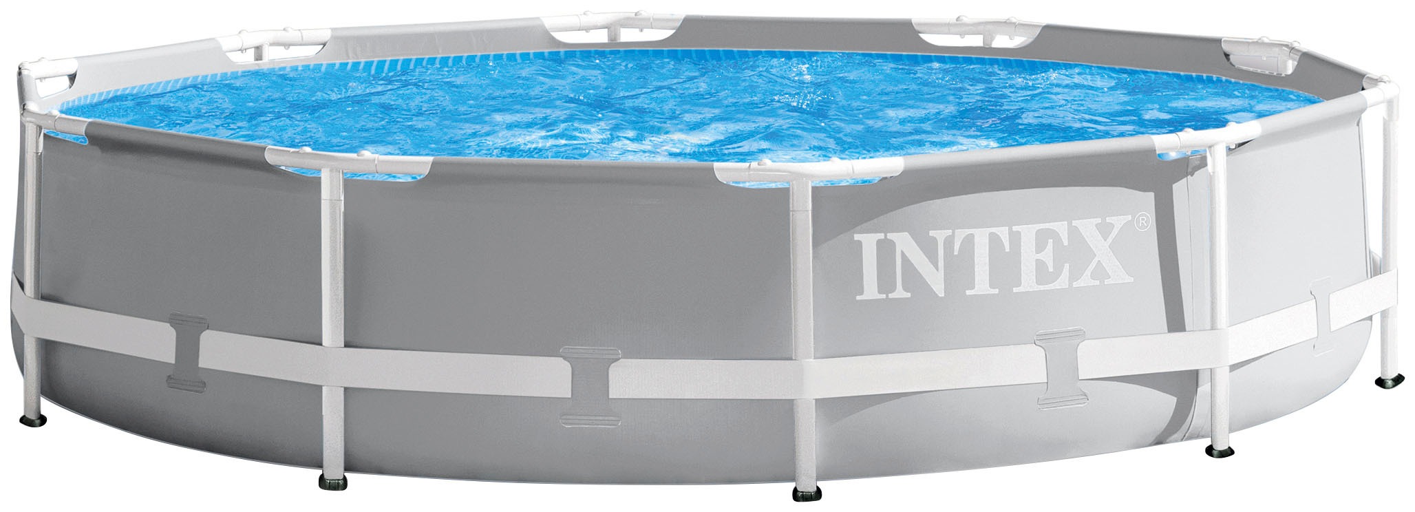 Intex Rundpool ""Framepool" 305x76 cm" inkl. hochwertigem Intex Pool-Reinig günstig online kaufen