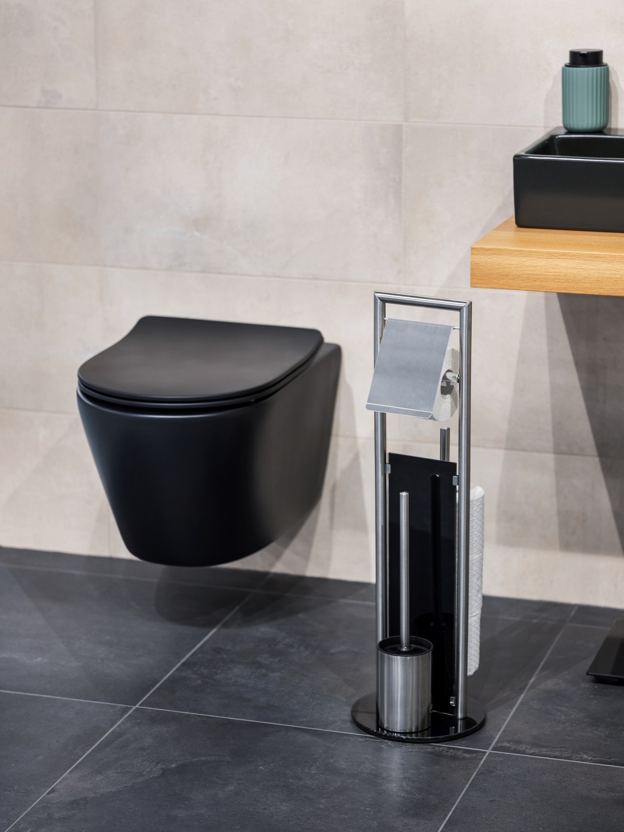 WENKO WC-Garnitur "Ravina" aus Edelstahl  Sicherheitsglas günstig online kaufen