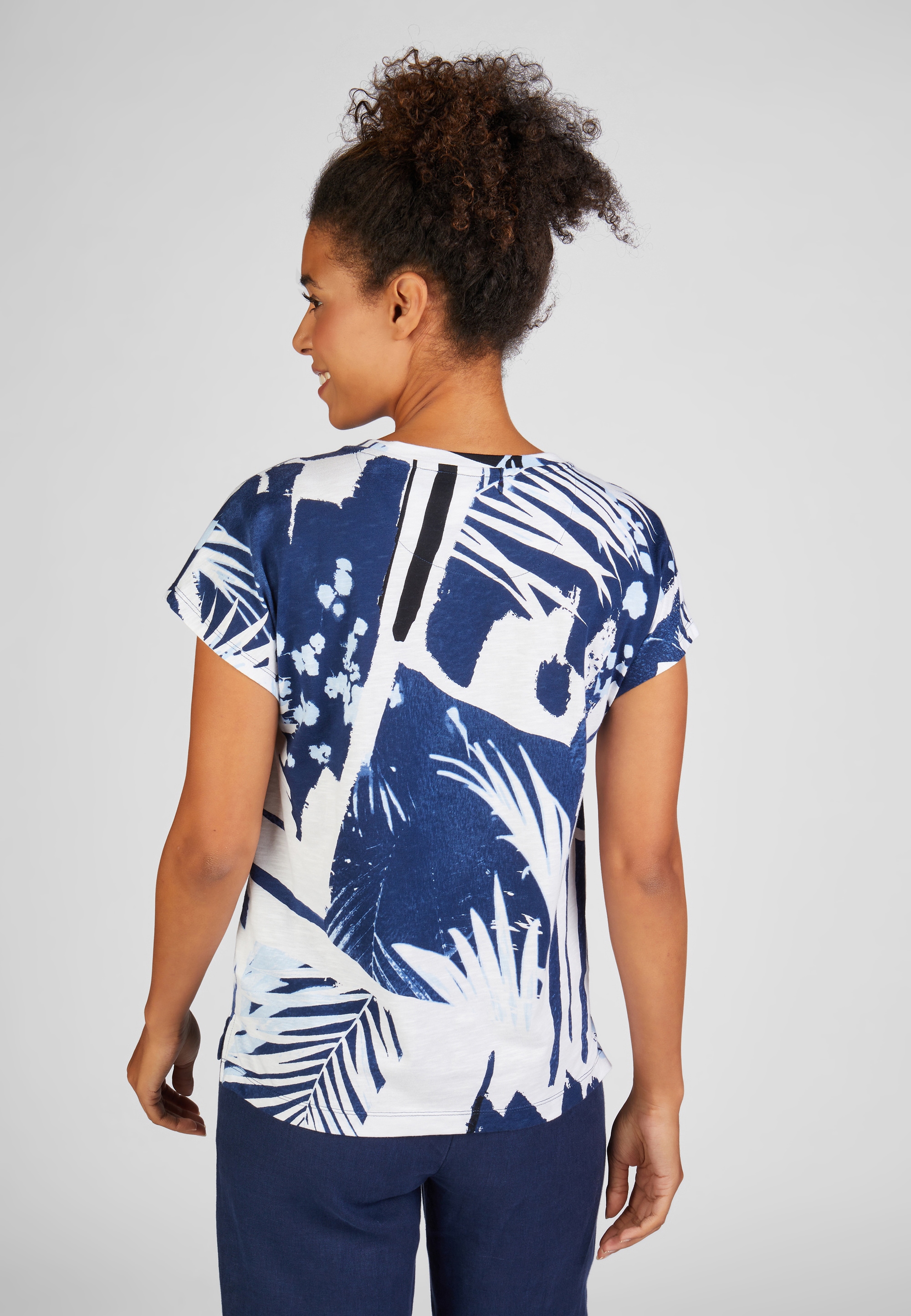 LeComte Print-Shirt »LeComte T-Shirt mit Palmenmotiv«