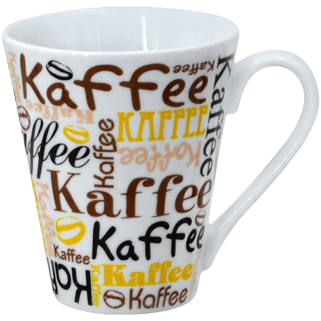 Retsch Arzberg Becher »Kaffeescript«, (Set, 4 tlg.)