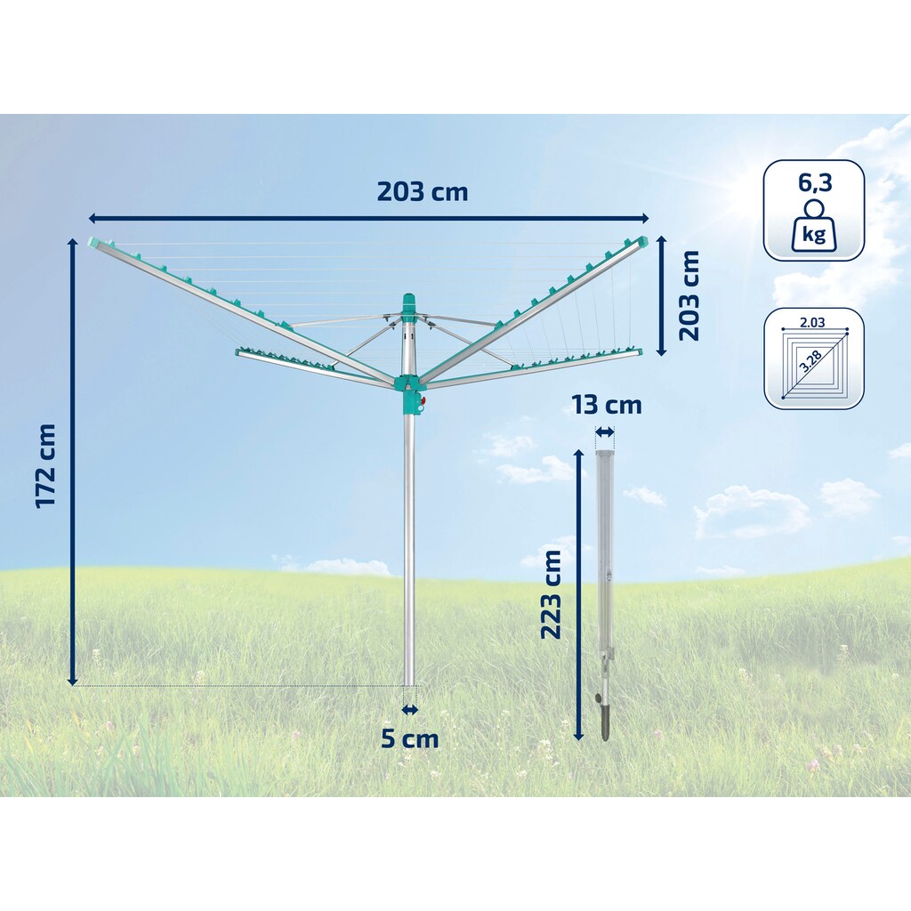 Leifheit Wäschespinne »Linomatic 500 Easy«